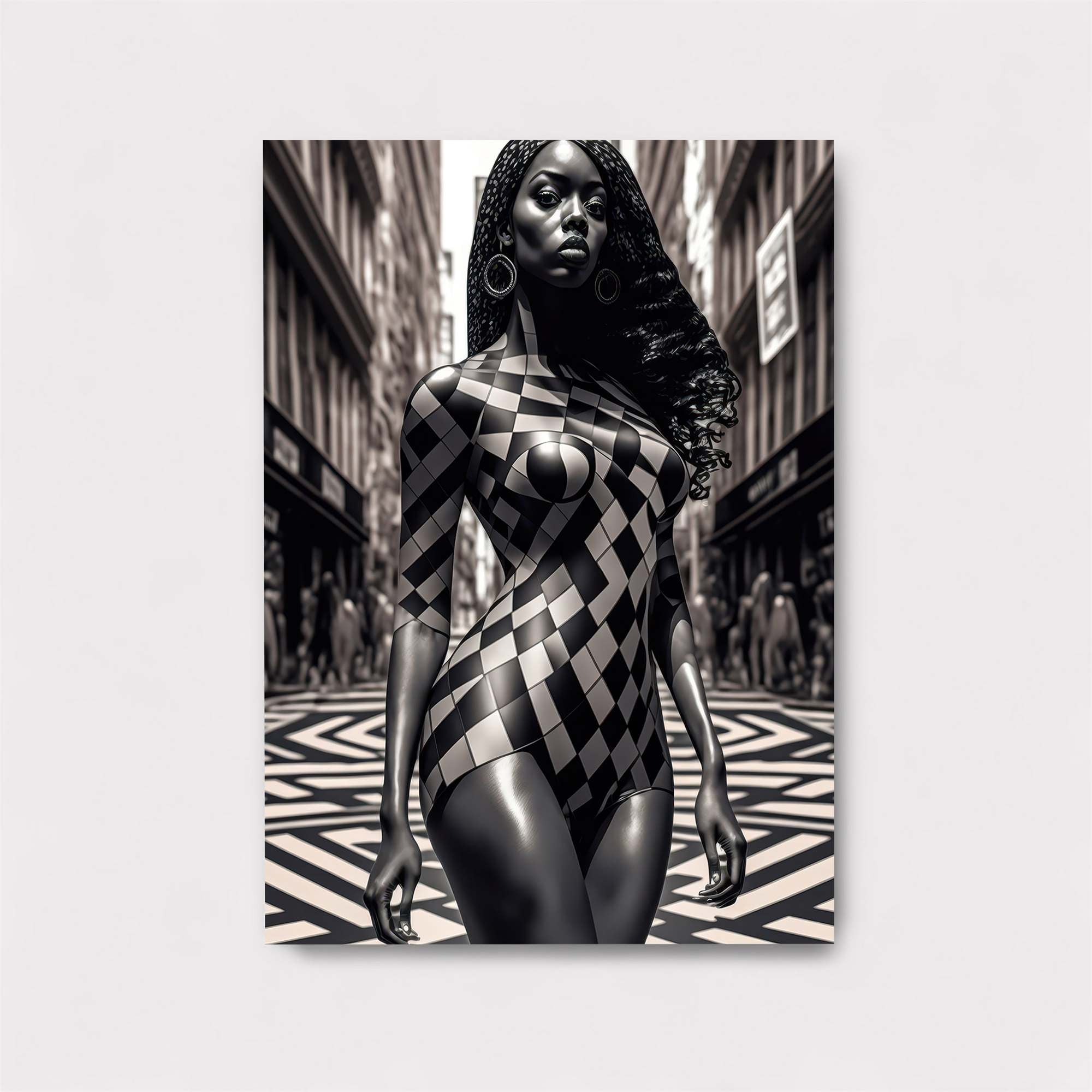 Checkerboard Confidence Safe Wall Magnetic / M