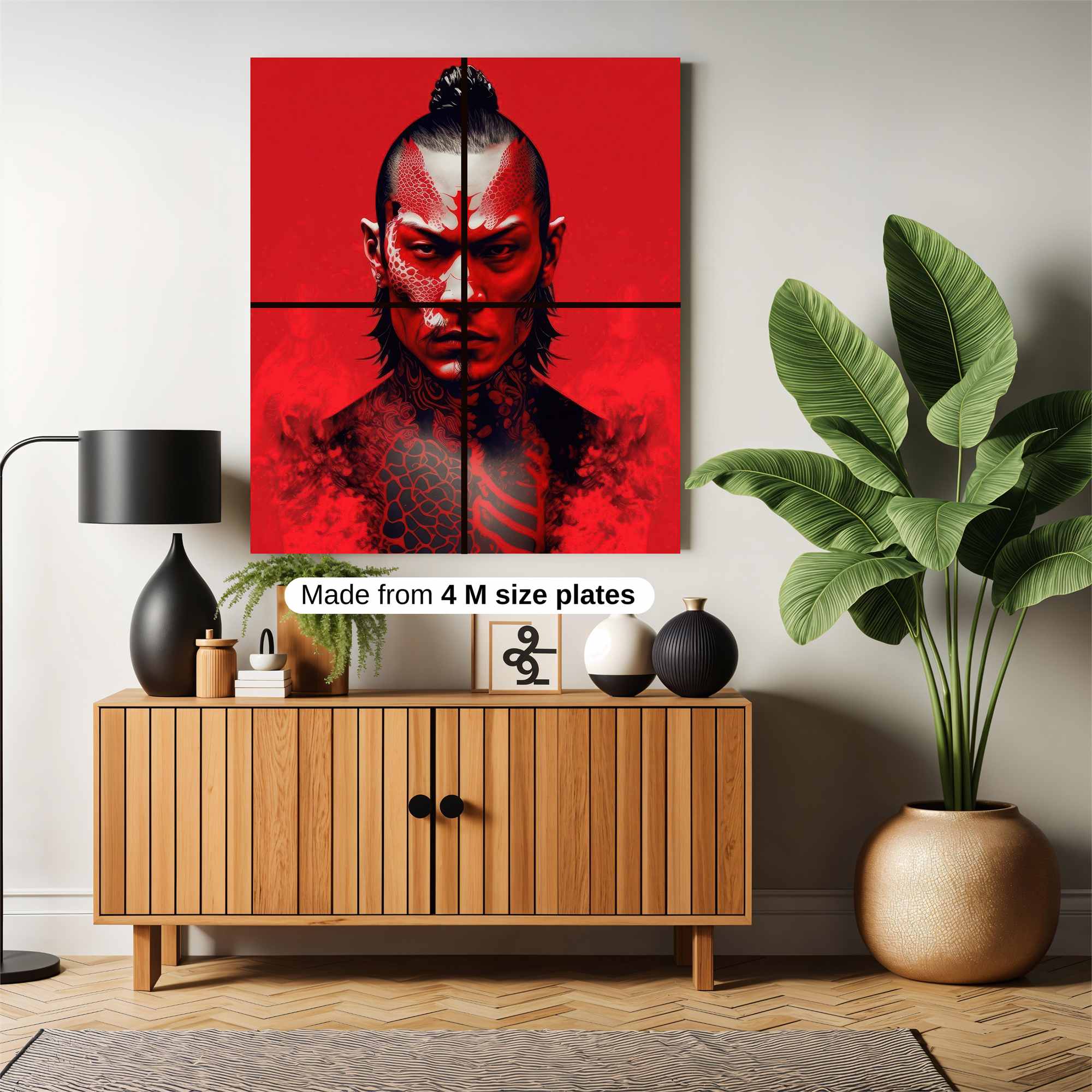 Samurai Fury Safe Wall Magnetic / M