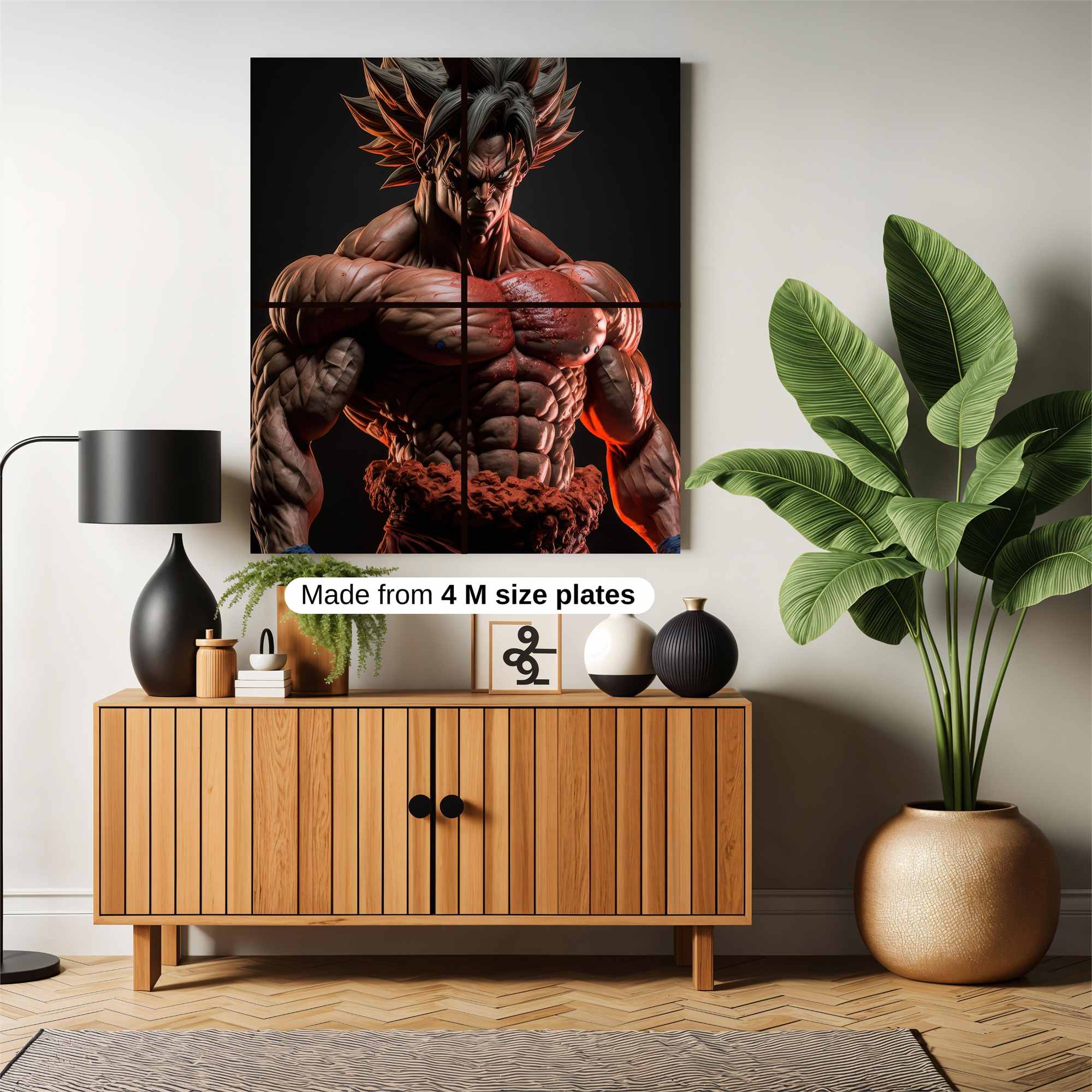 Goku Ferocious Safe Wall Magnetic / M