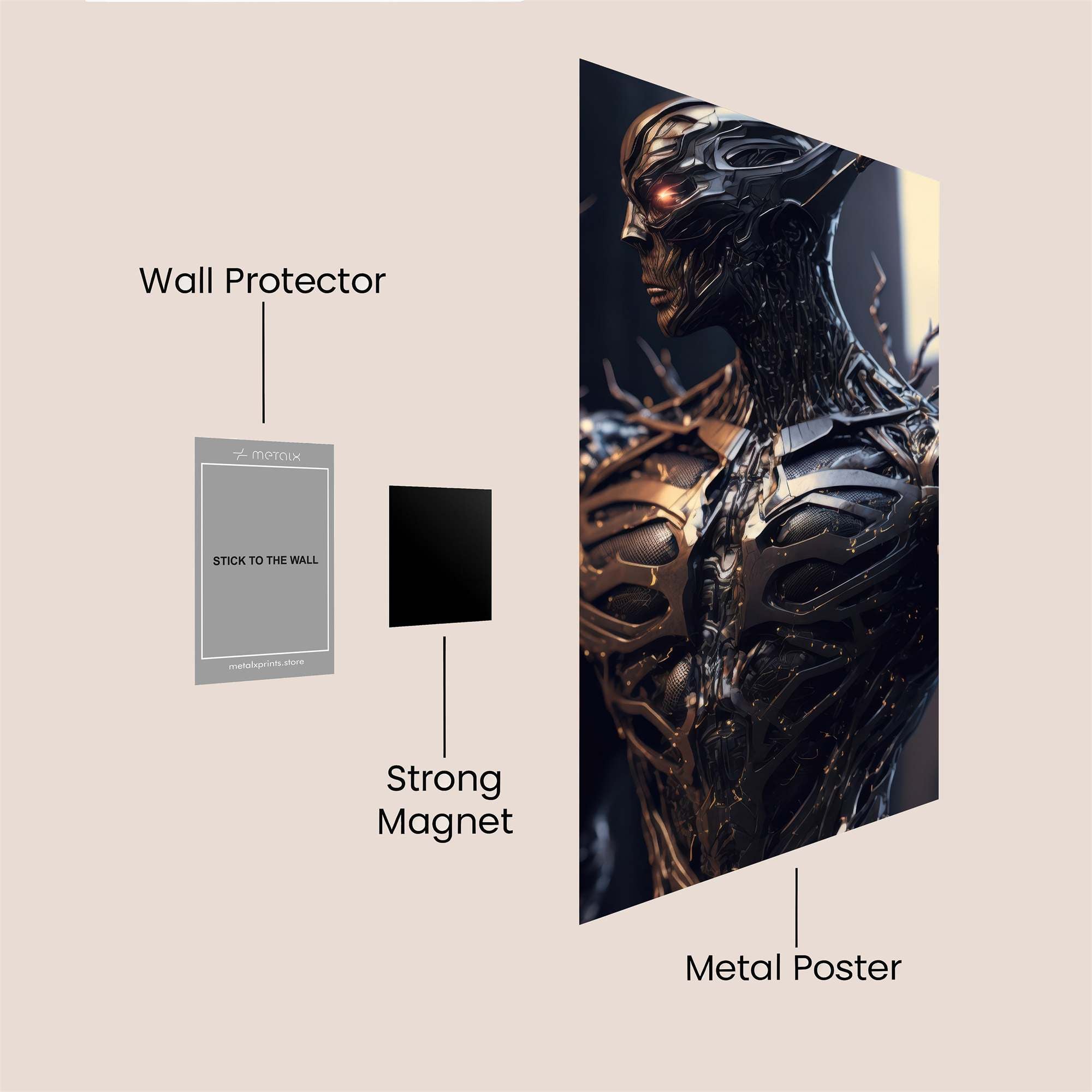 Doom Eternal Safe Wall Magnetic / M