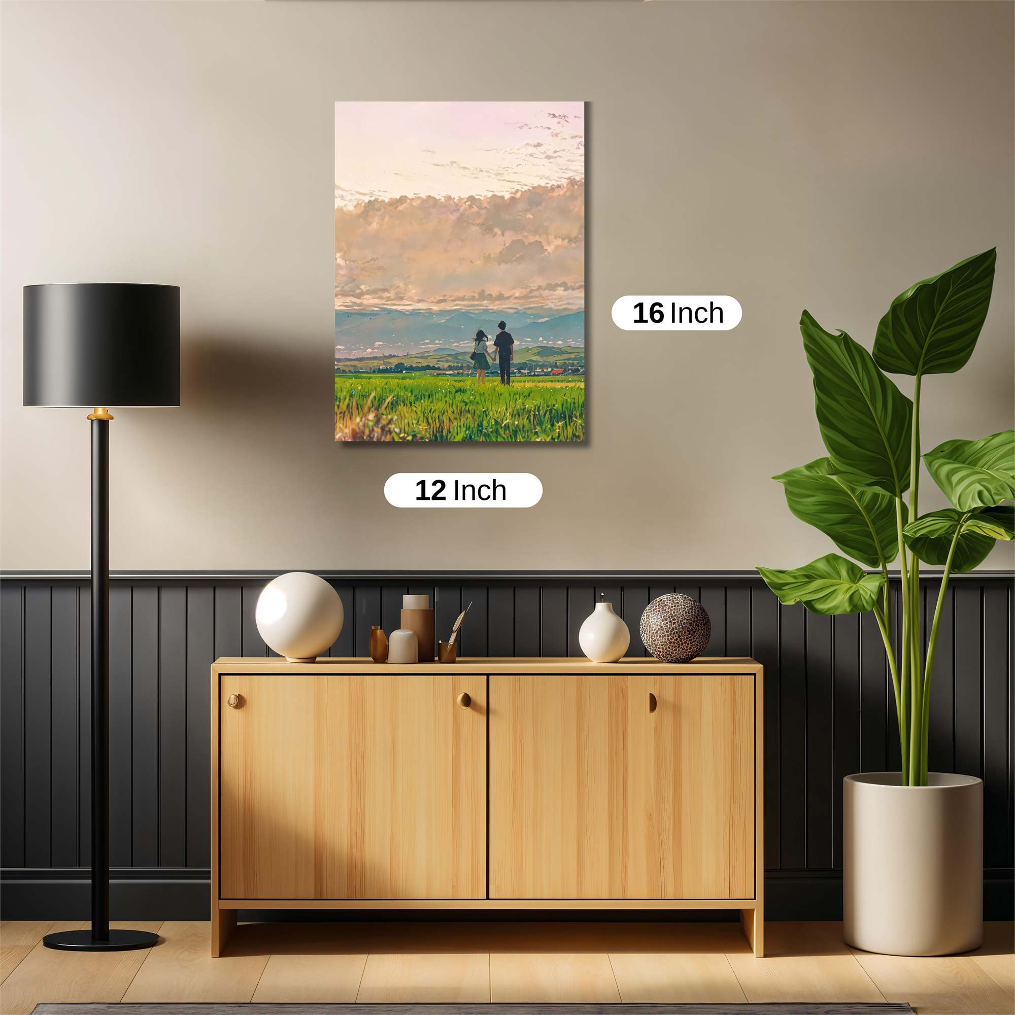 Sunset Serenity Safe Wall Magnetic / M