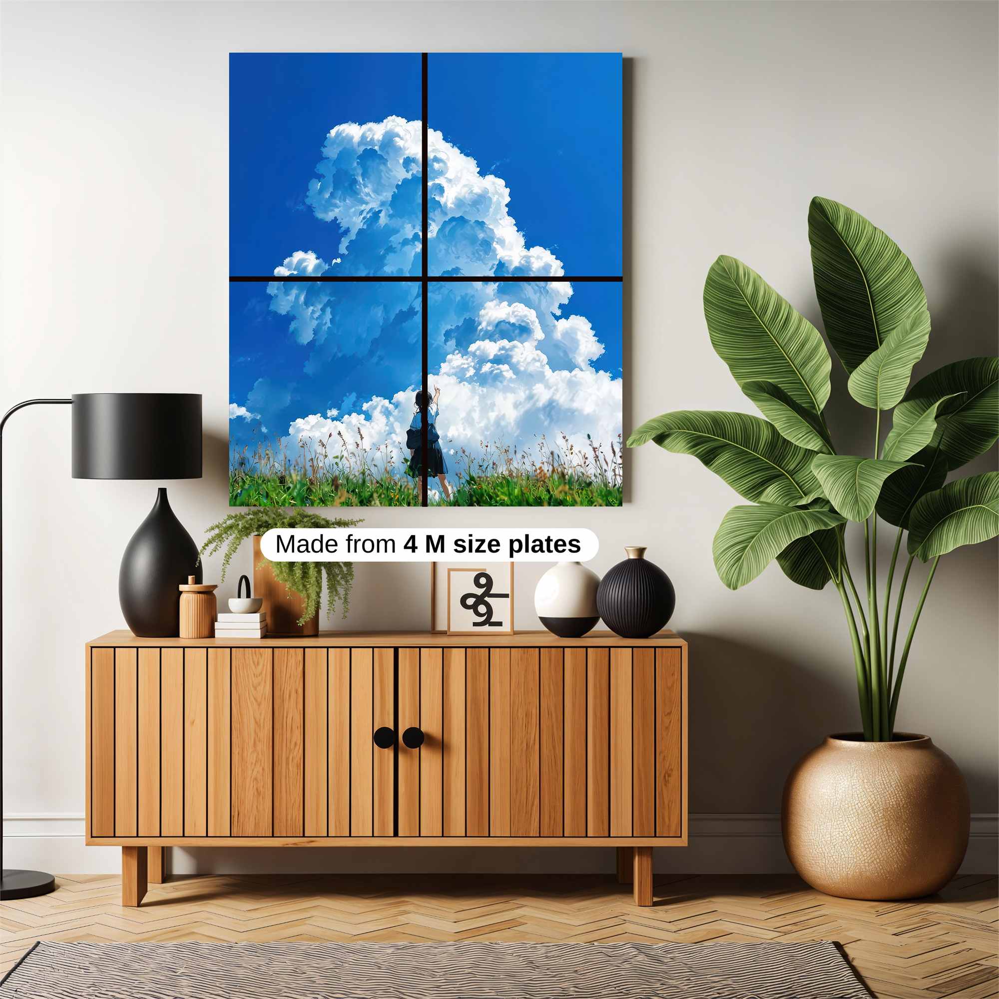 Clouds Whisper Safe Wall Magnetic / M