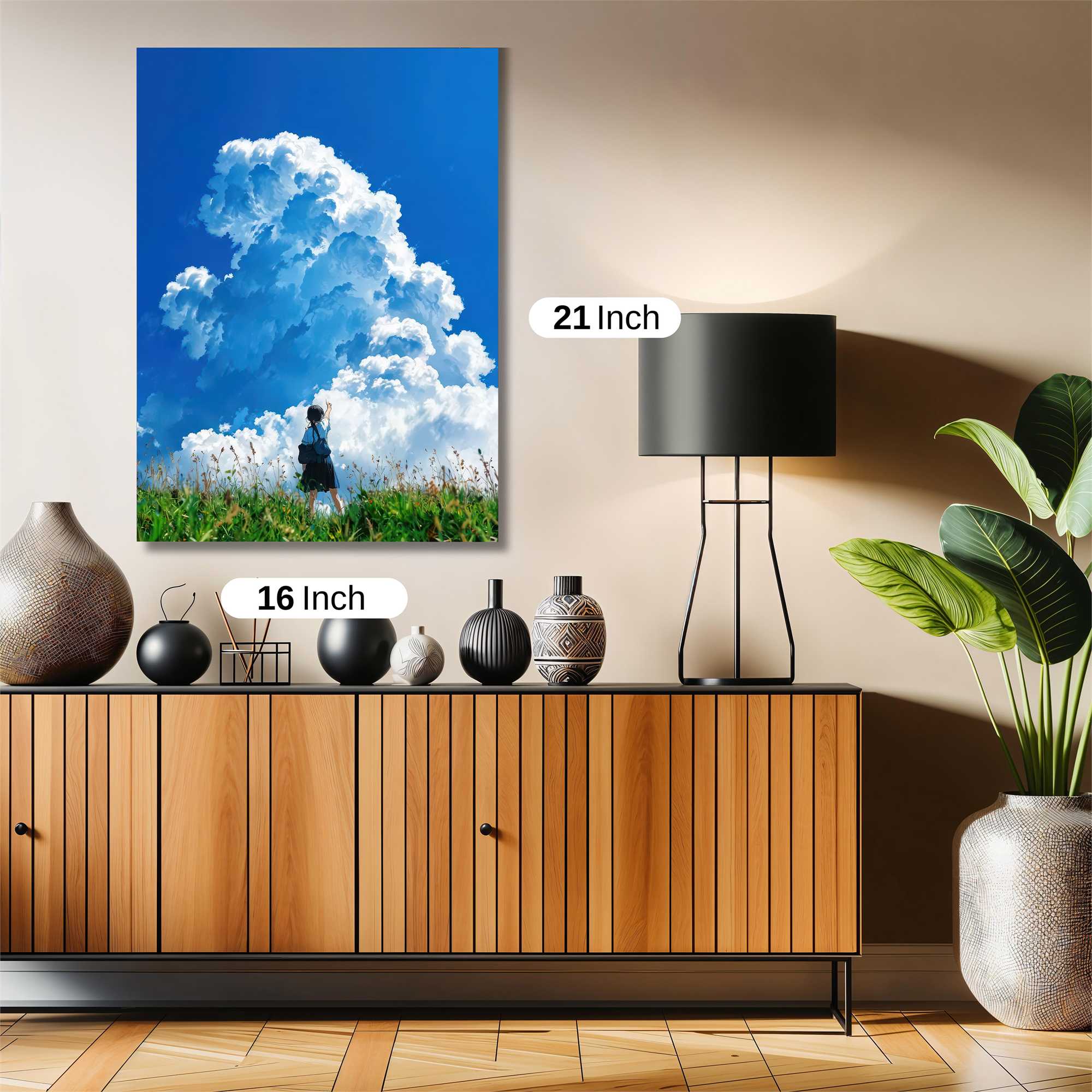 Clouds Whisper Safe Wall Magnetic / M