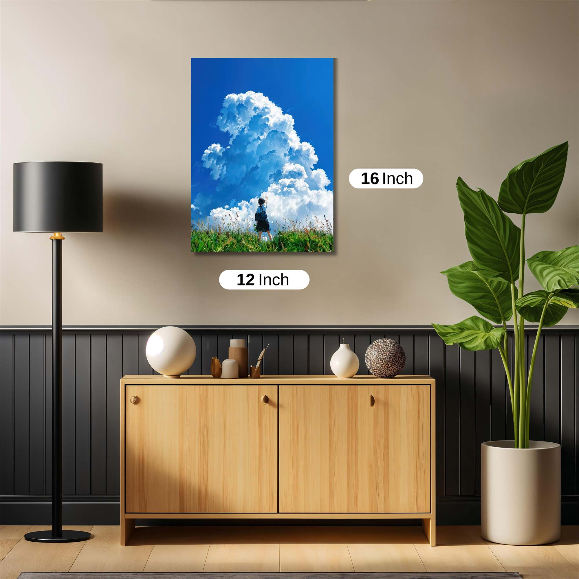 Clouds Whisper Safe Wall Magnetic / M
