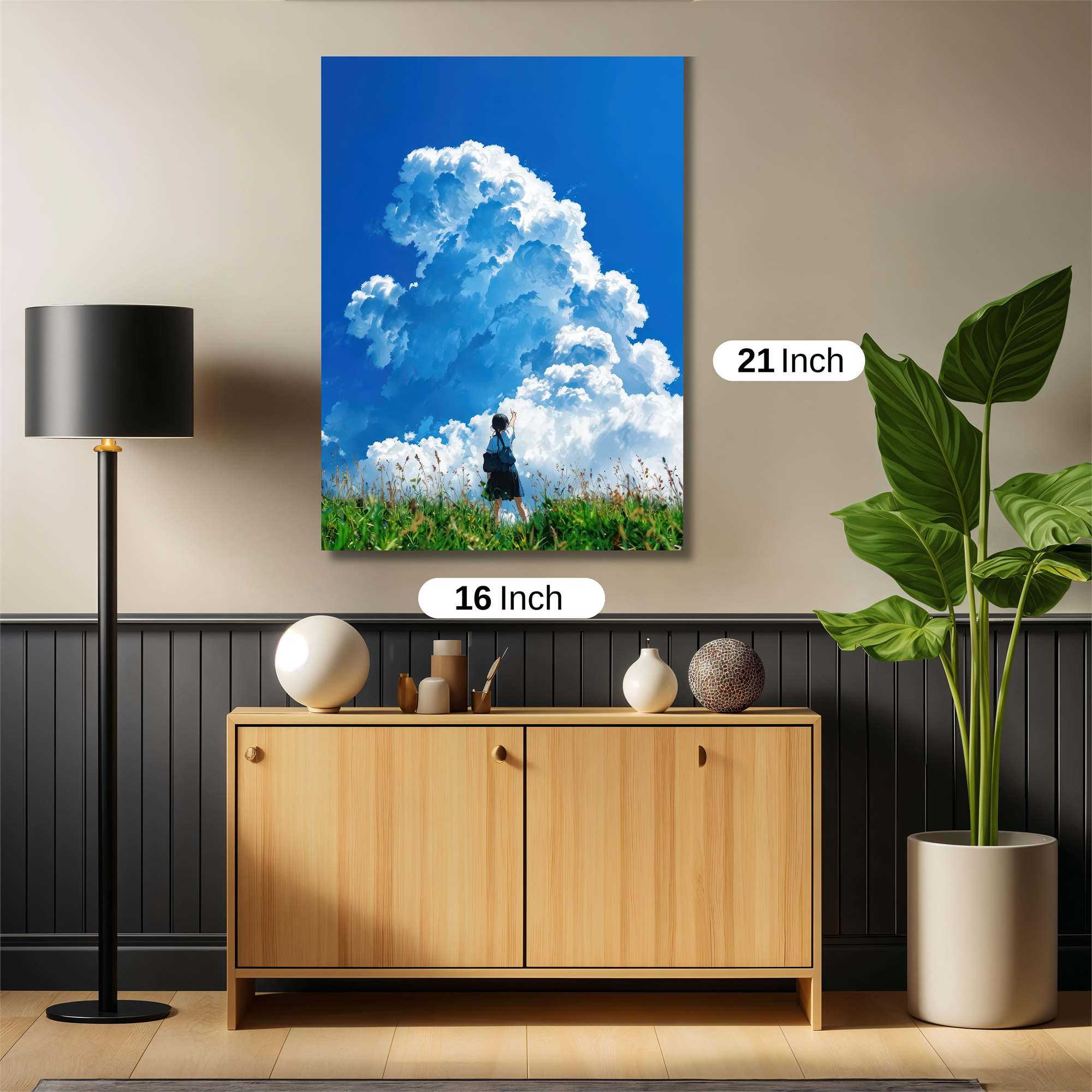 Clouds Whisper Safe Wall Magnetic / M