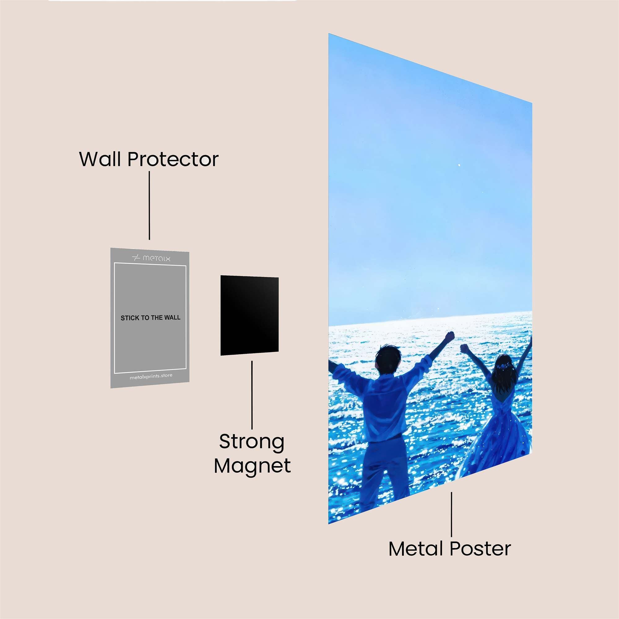 Couple Euphoric Safe Wall Magnetic / M