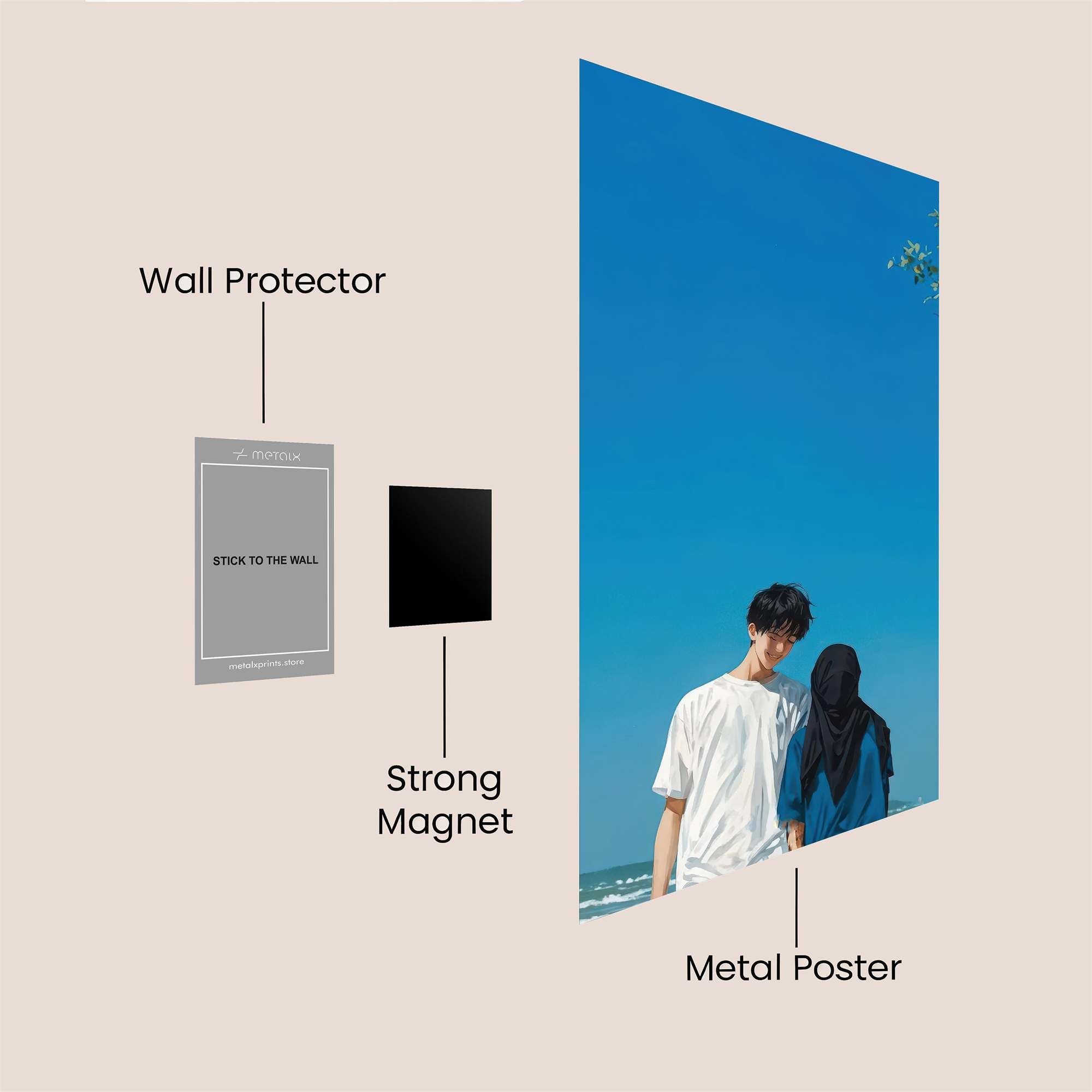 Love Serene Safe Wall Magnetic / M