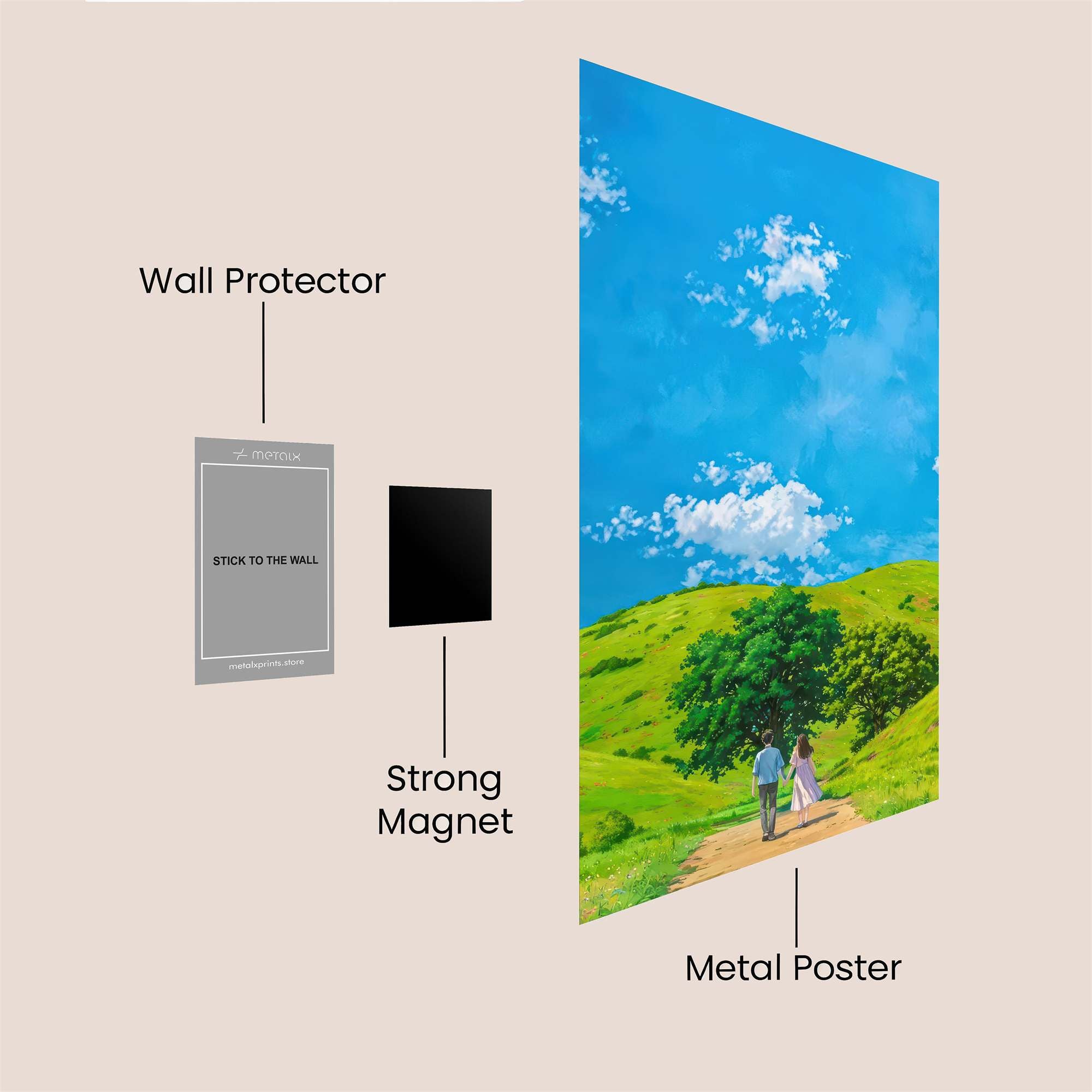 Love Serene Safe Wall Magnetic / M