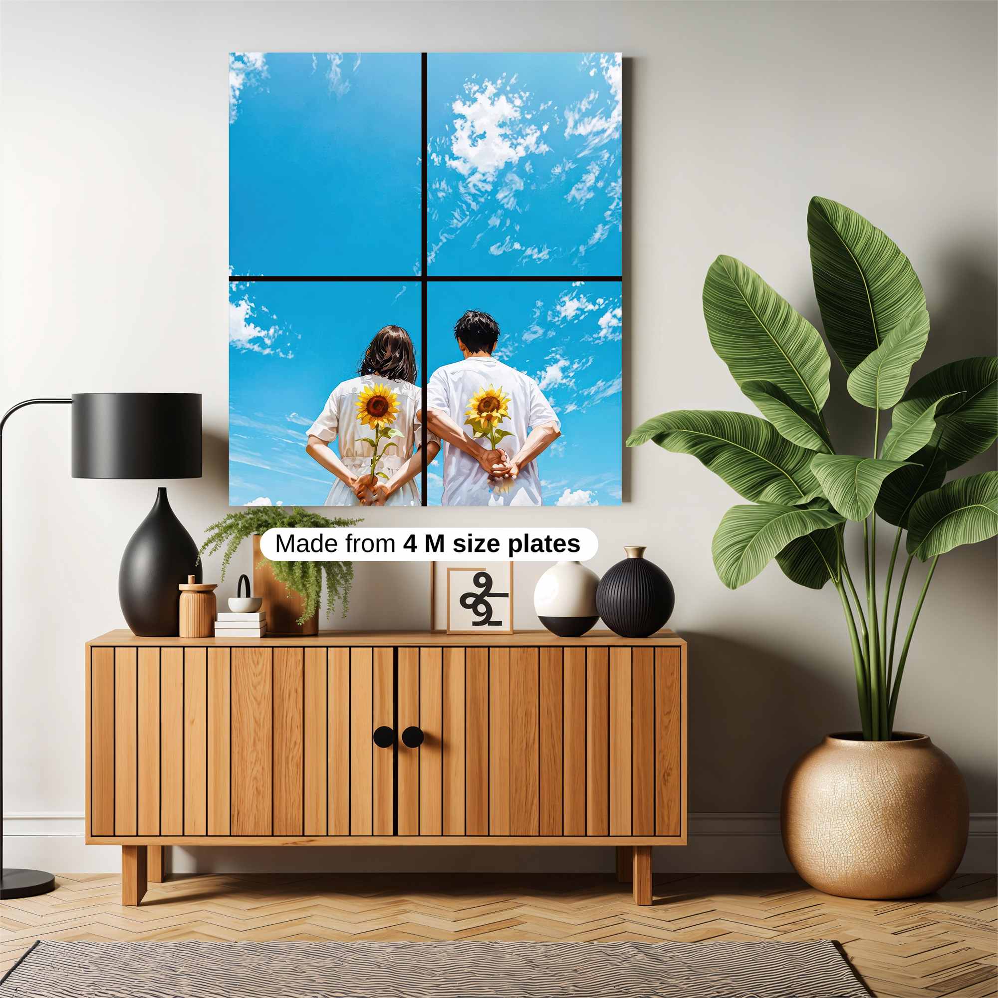 Sunflower Serenity Safe Wall Magnetic / M