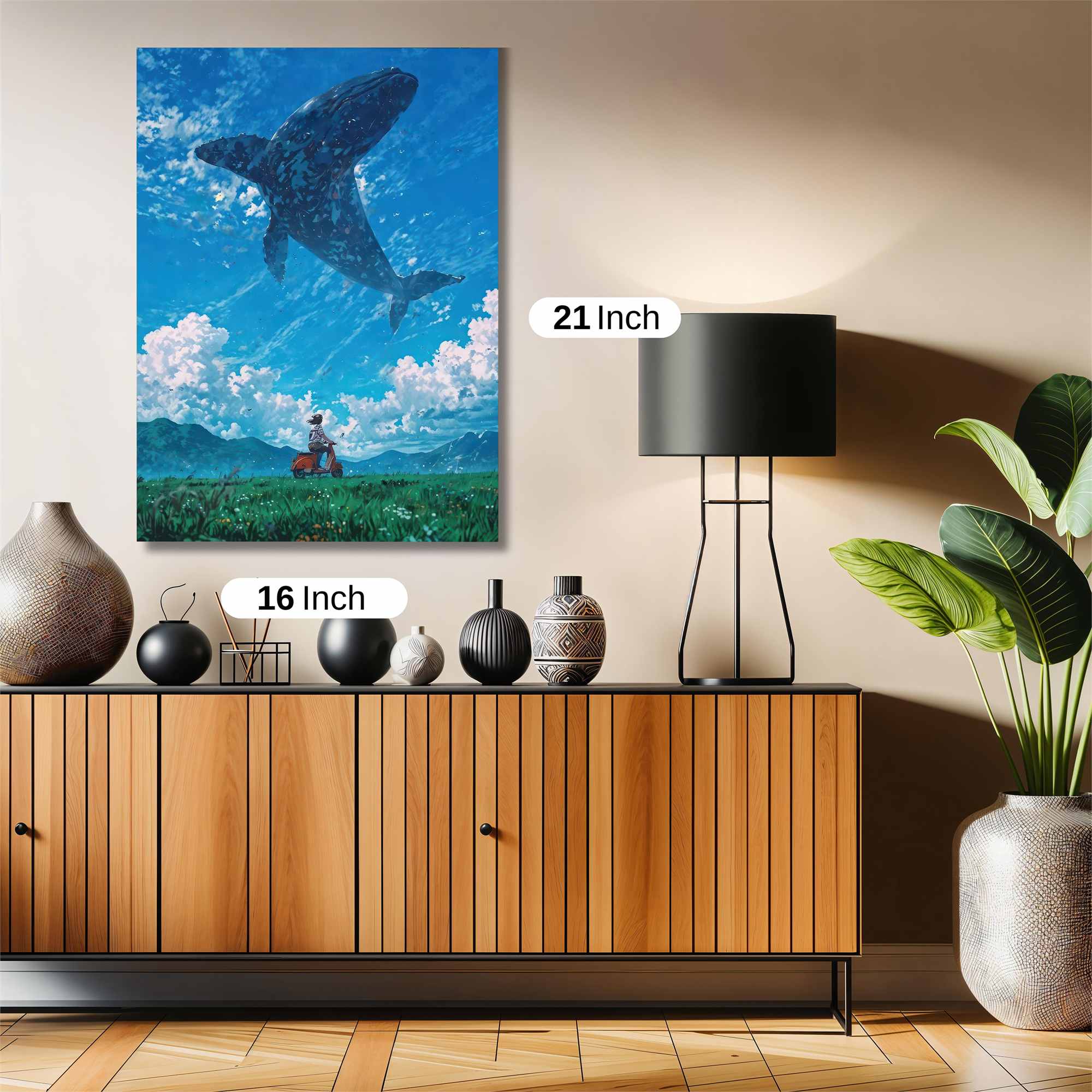 Whale Dream Safe Wall Magnetic / M