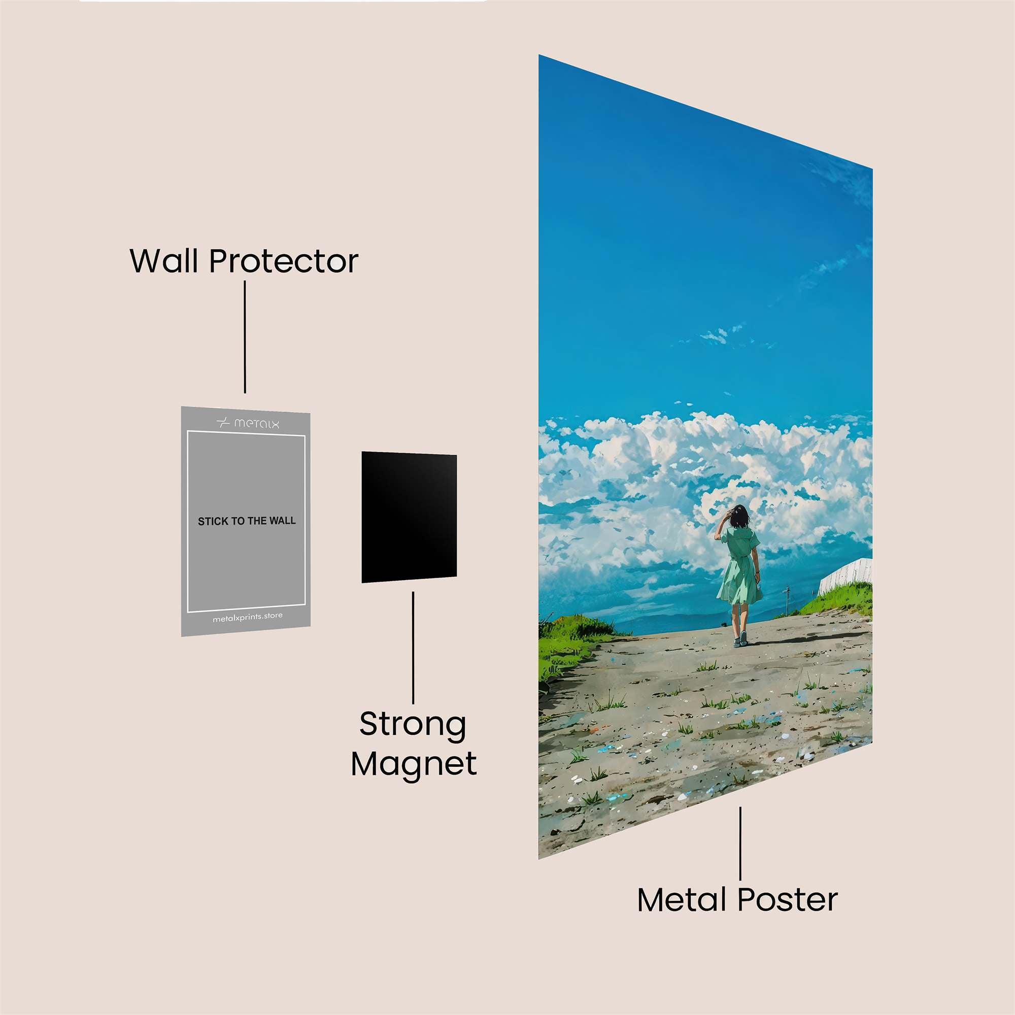 Skyward Dream Safe Wall Magnetic / M