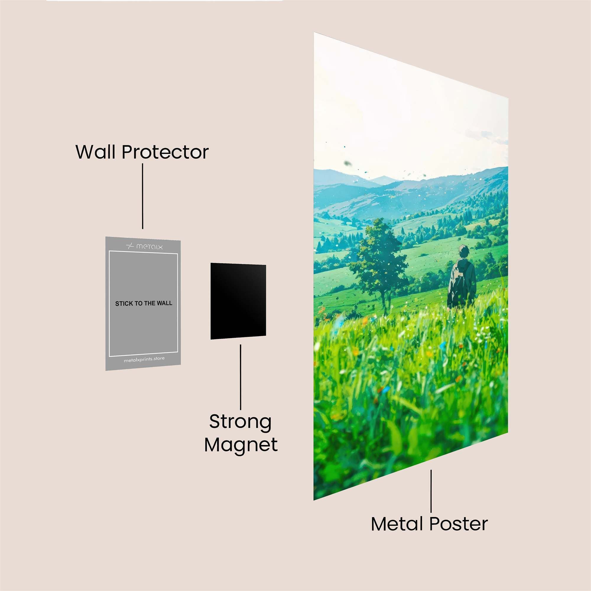 Nature Whisper Safe Wall Magnetic / M
