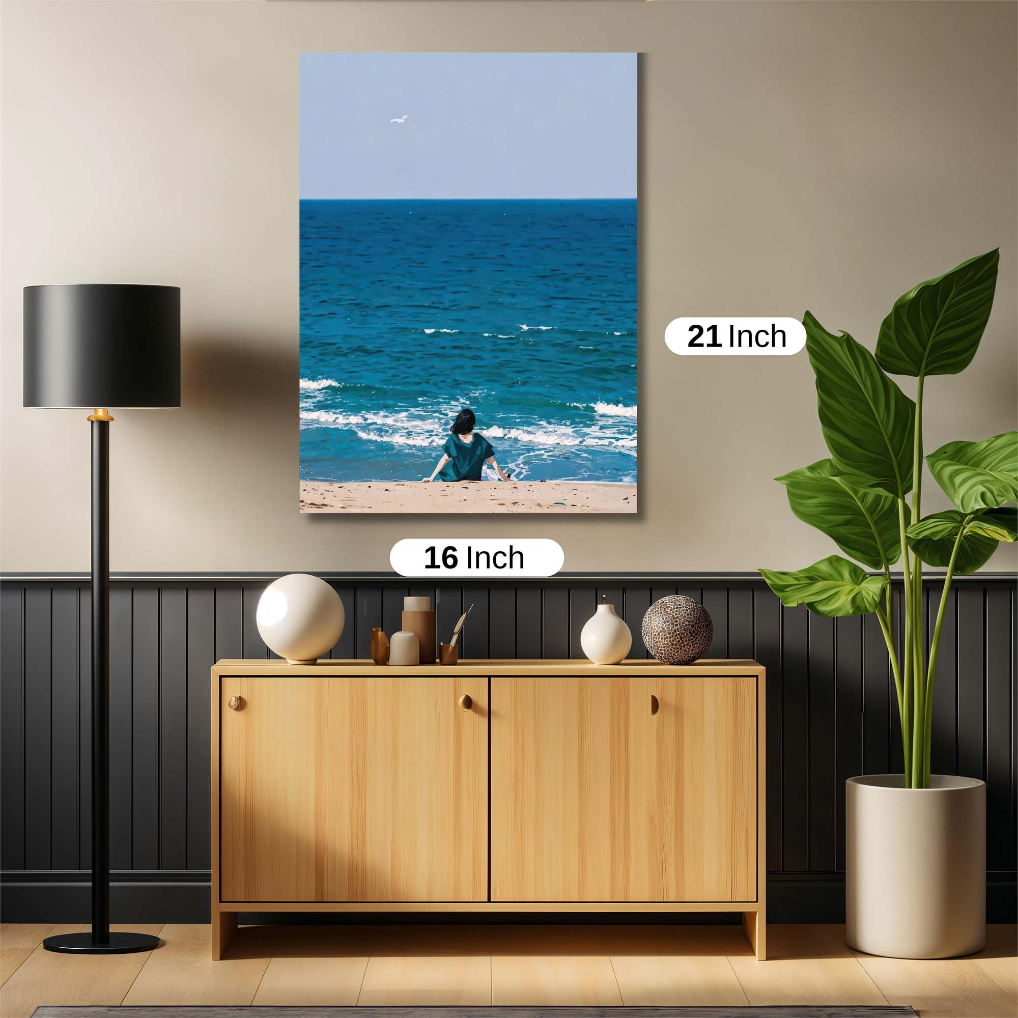 Ocean Serenity Safe Wall Magnetic / M