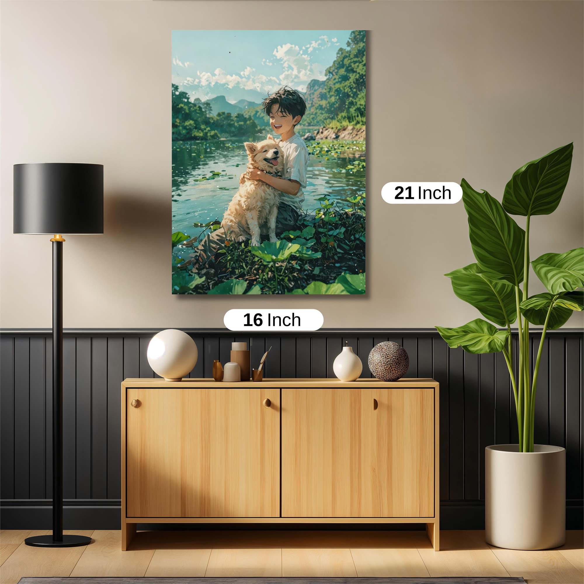 River Bliss Safe Wall Magnetic / M