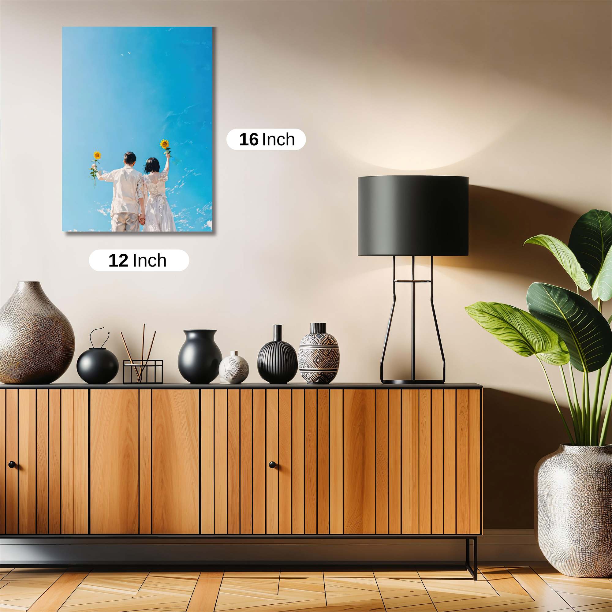 Sunflower Serenity Safe Wall Magnetic / M