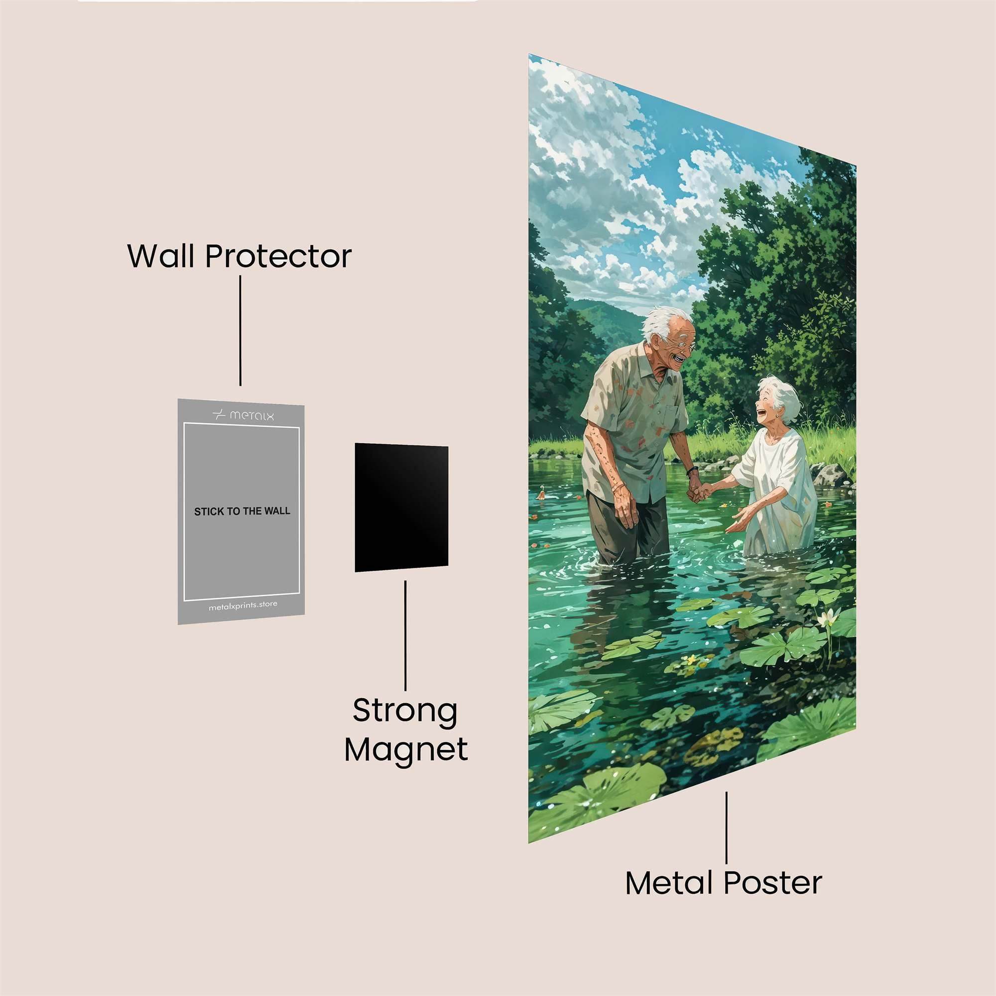 Love Serene Safe Wall Magnetic / M