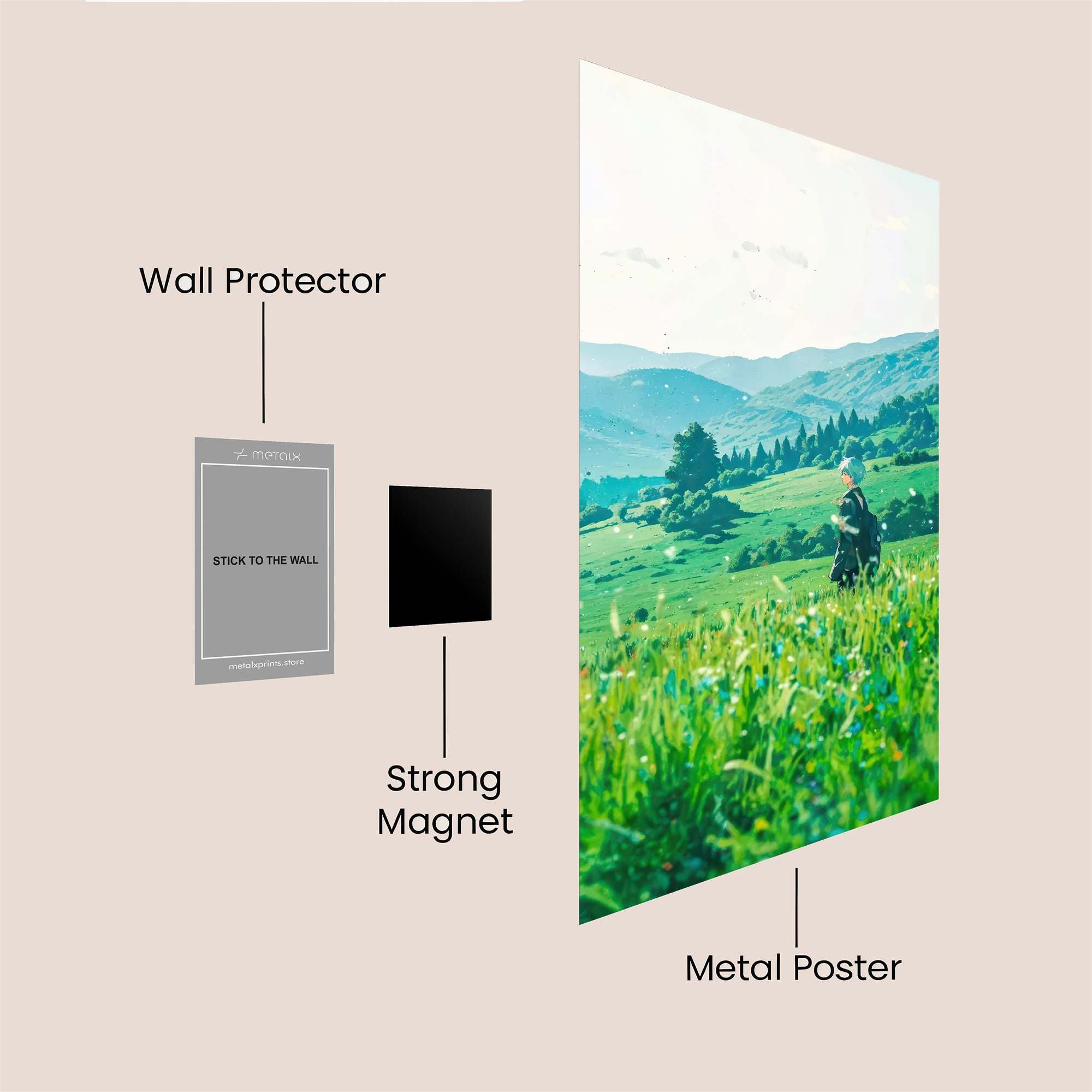 Meadow Wanderer Safe Wall Magnetic / M