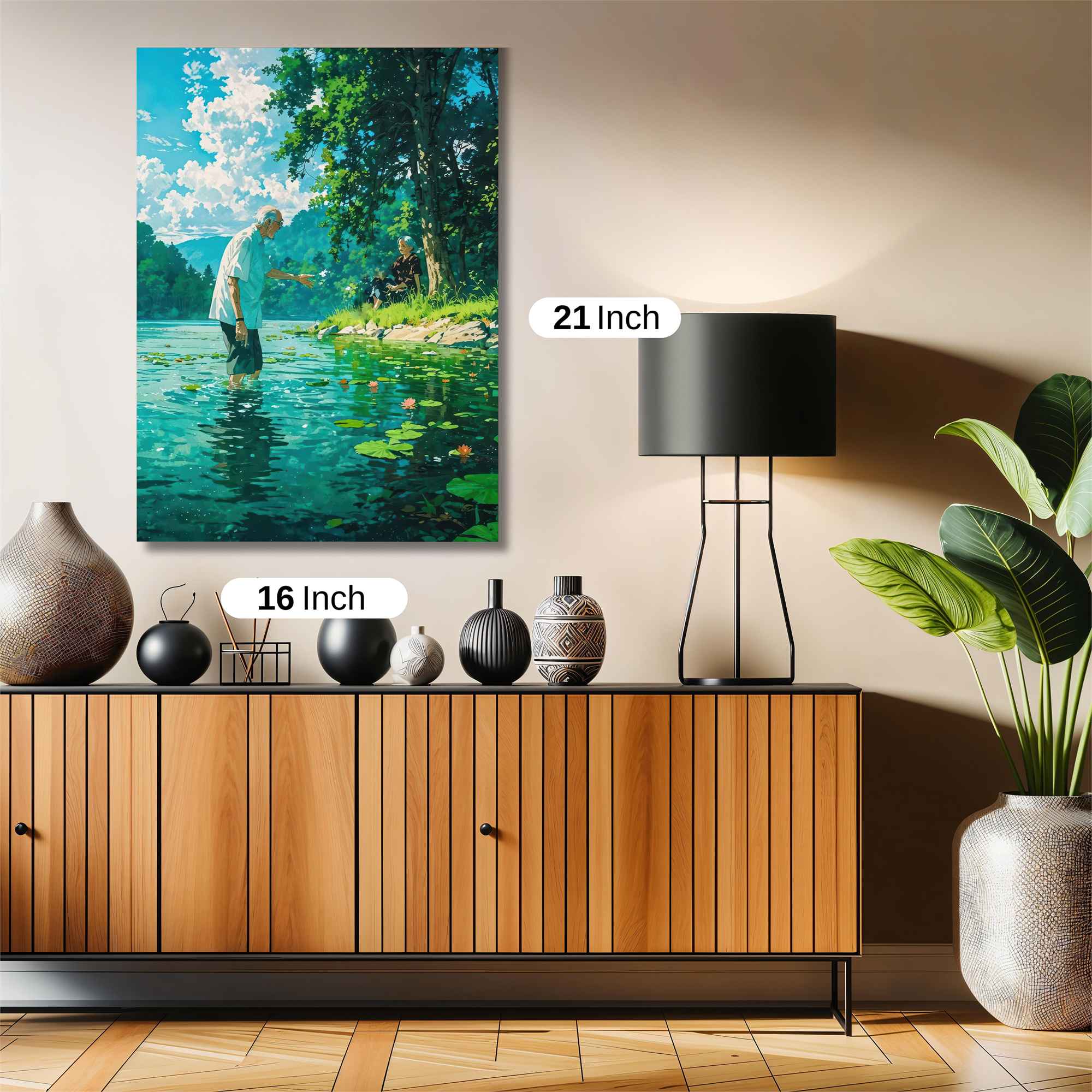 Pond Serenity Safe Wall Magnetic / M