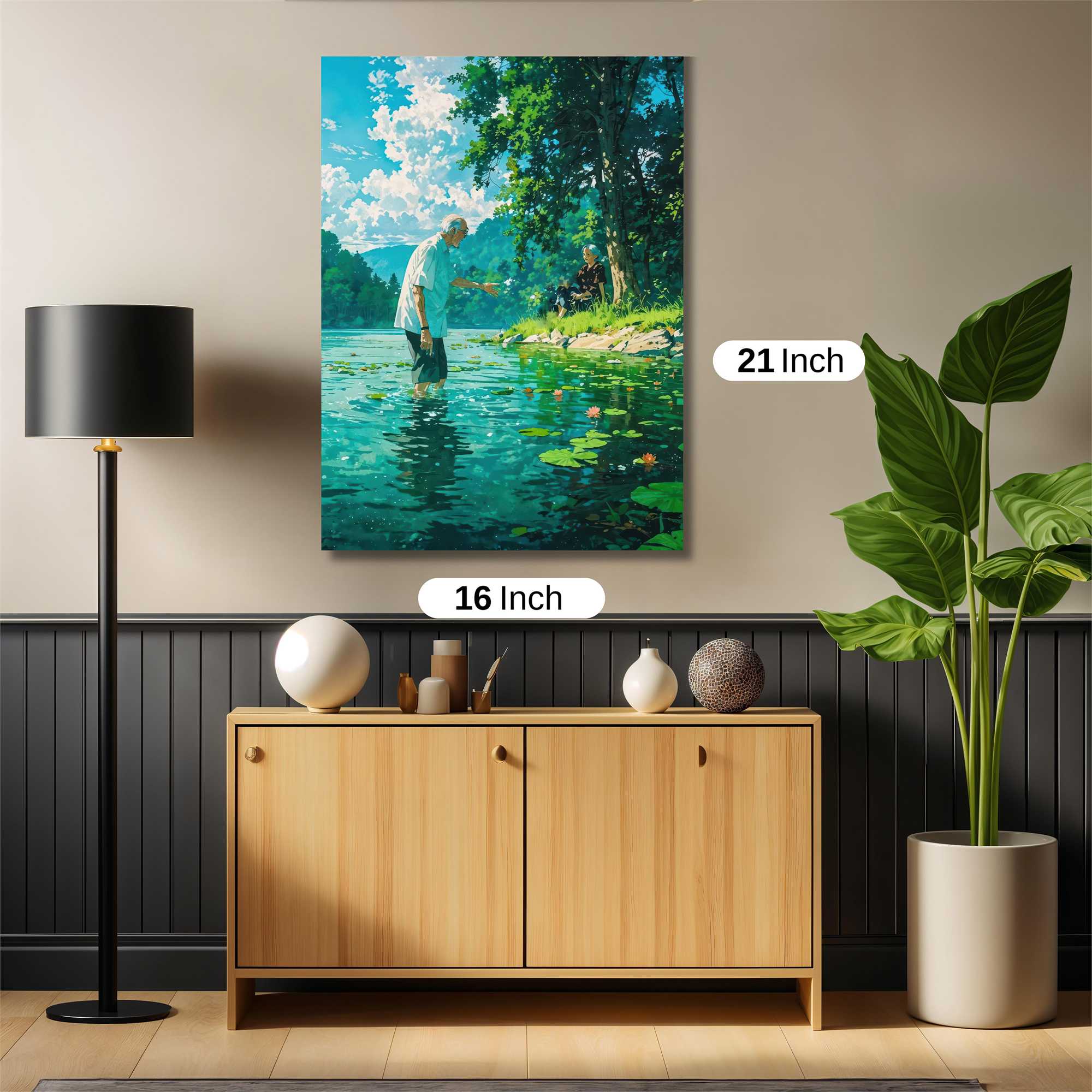 Pond Serenity Safe Wall Magnetic / M