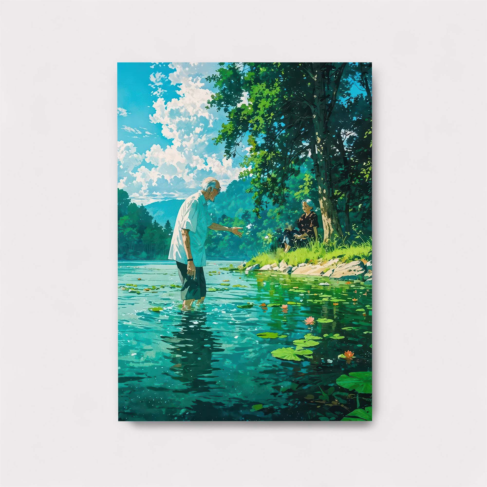 Pond Serenity Safe Wall Magnetic / M