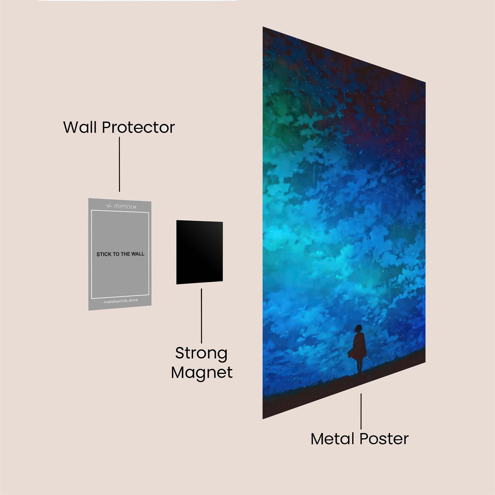 Starry Solitude Safe Wall Magnetic / M
