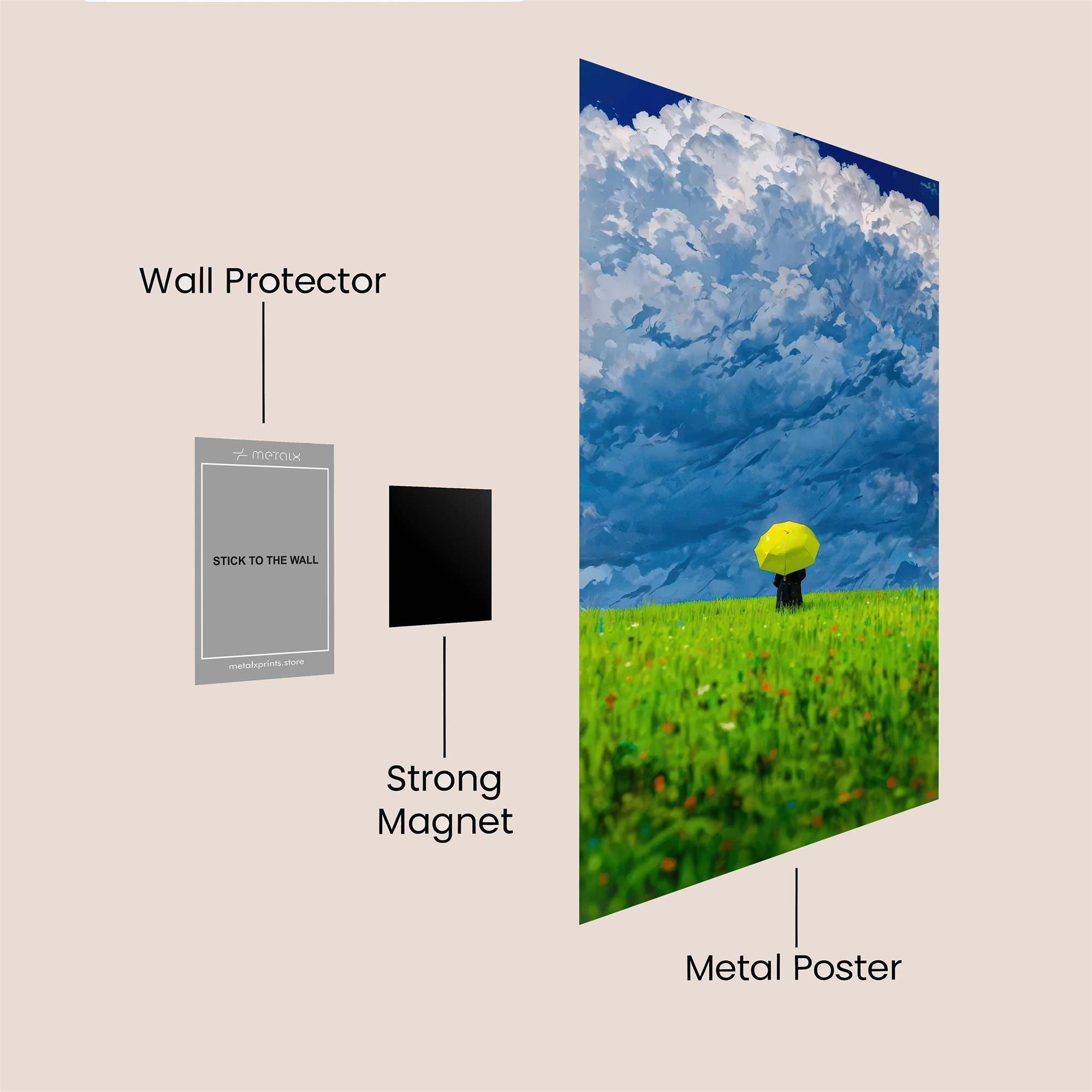 Umbrella Serenity Safe Wall Magnetic / M