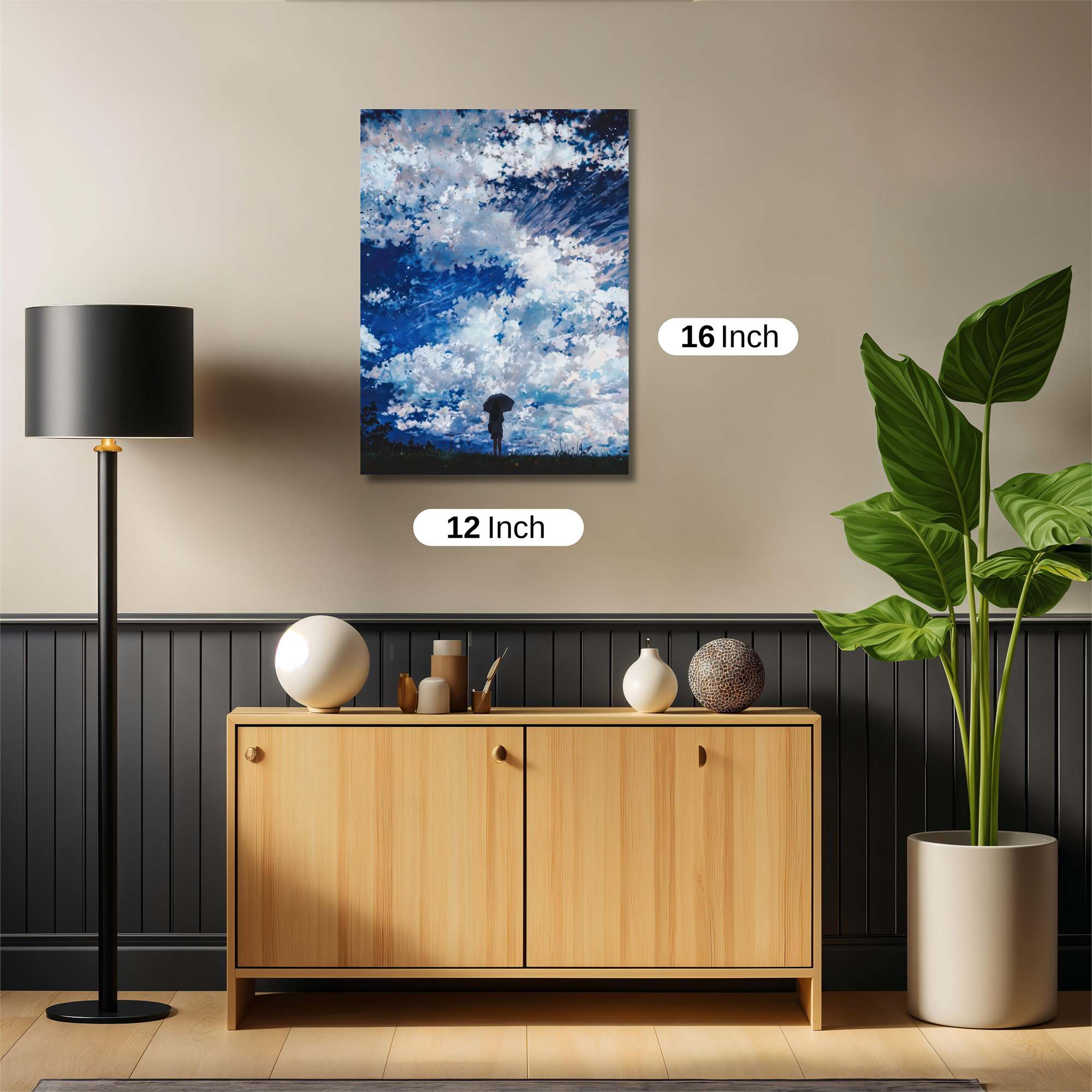 Skyward Solitude Safe Wall Magnetic / M