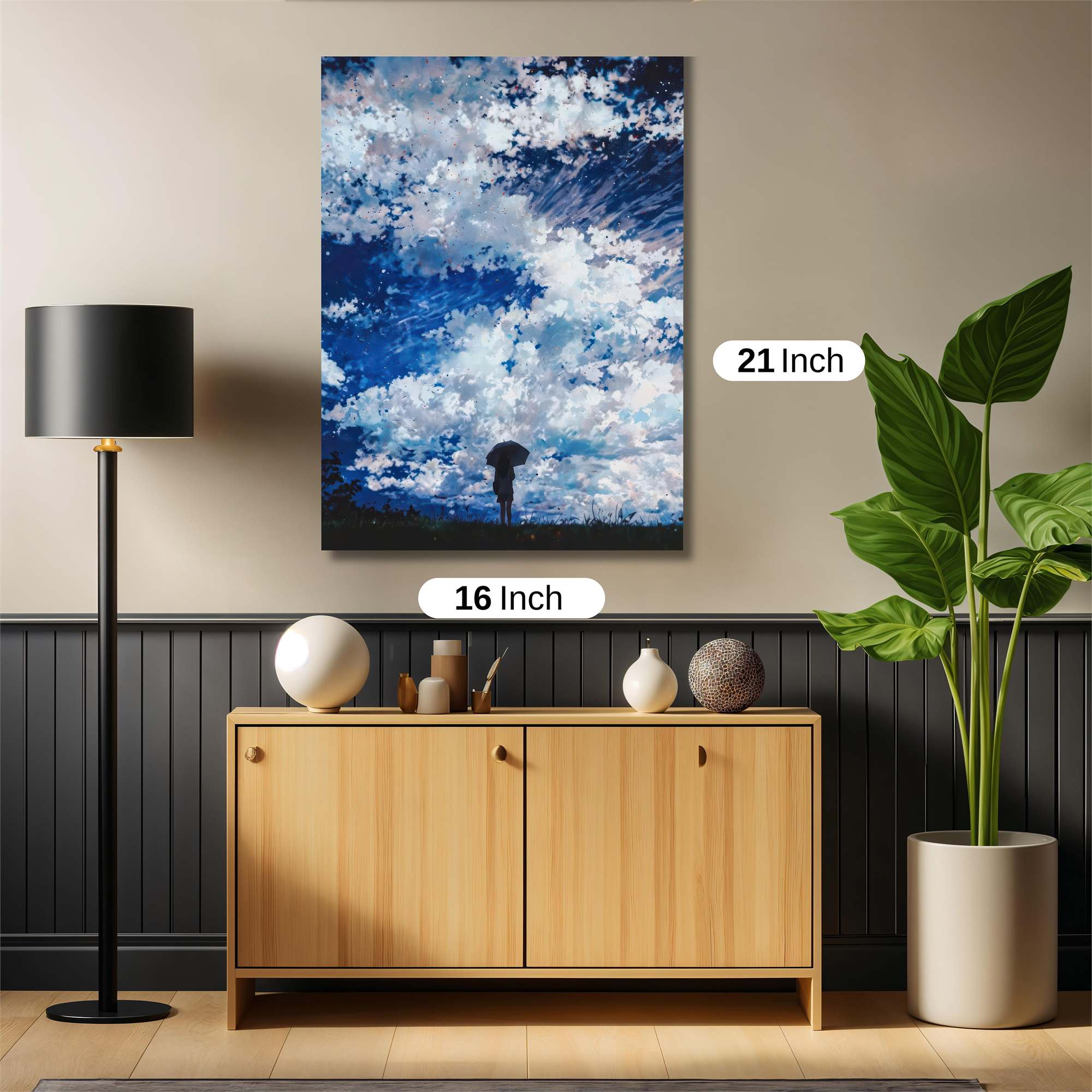 Skyward Solitude Safe Wall Magnetic / M