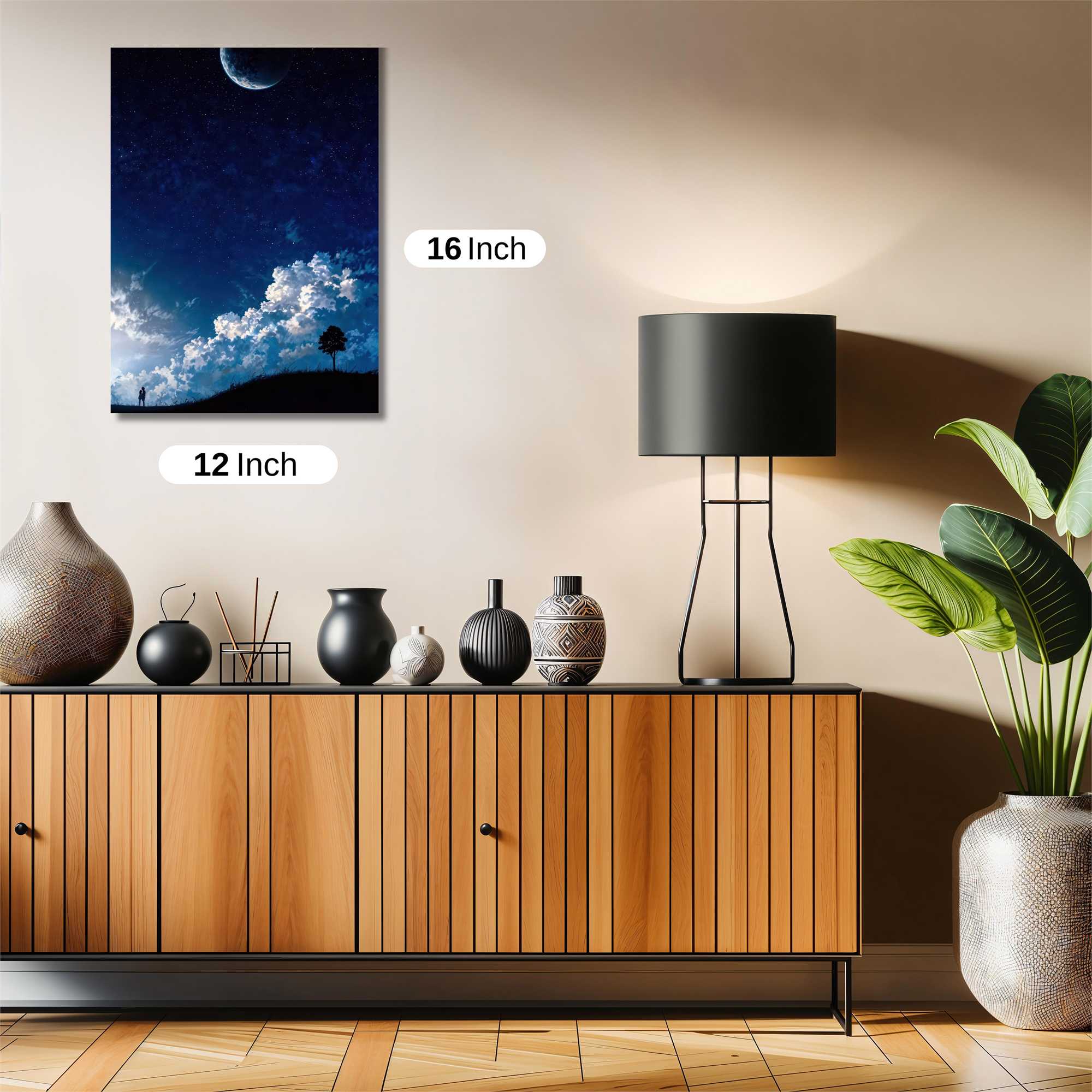 Moonlit Serenity Safe Wall Magnetic / M