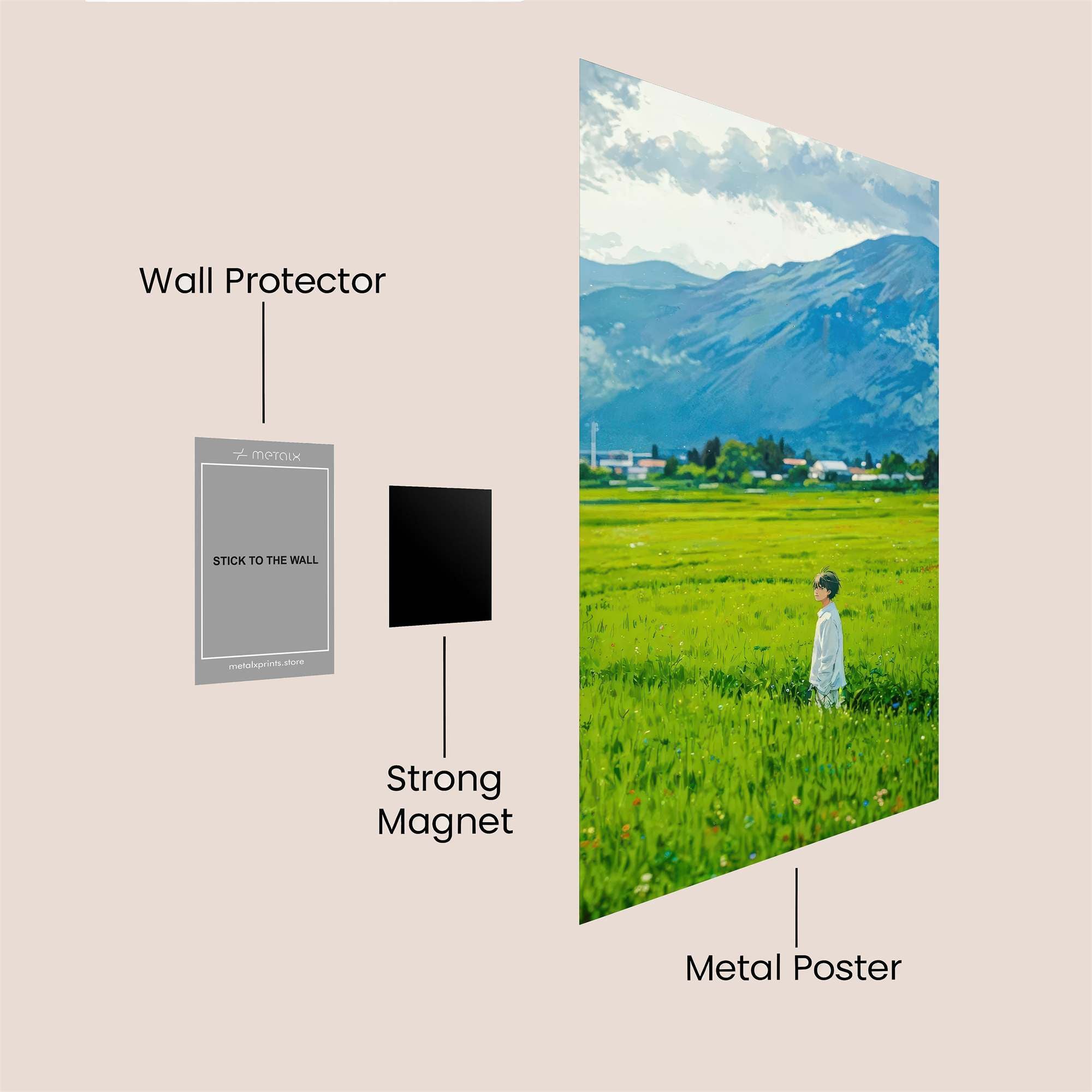 Mountain Serenity Safe Wall Magnetic / M