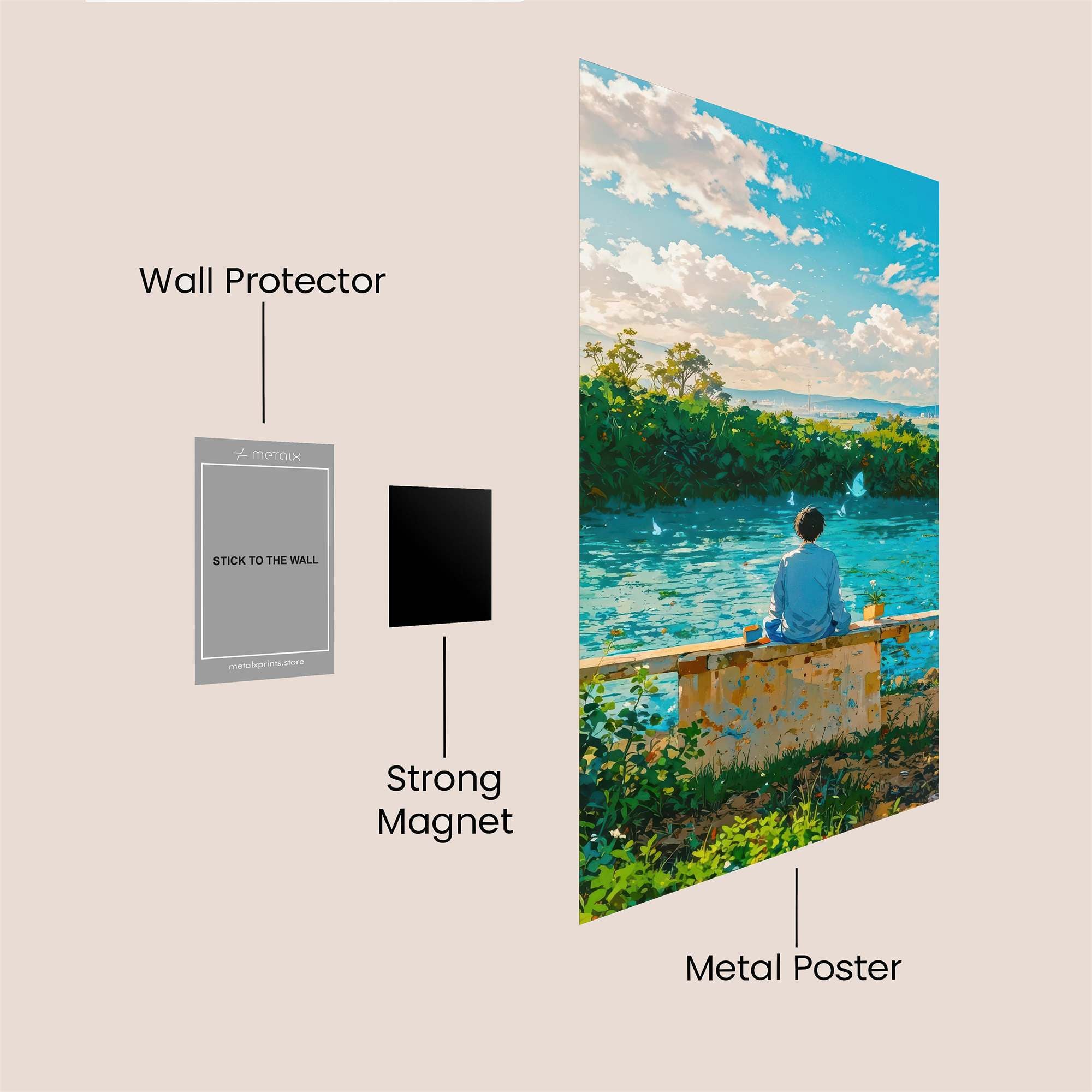 Meditative Serenity Safe Wall Magnetic / M