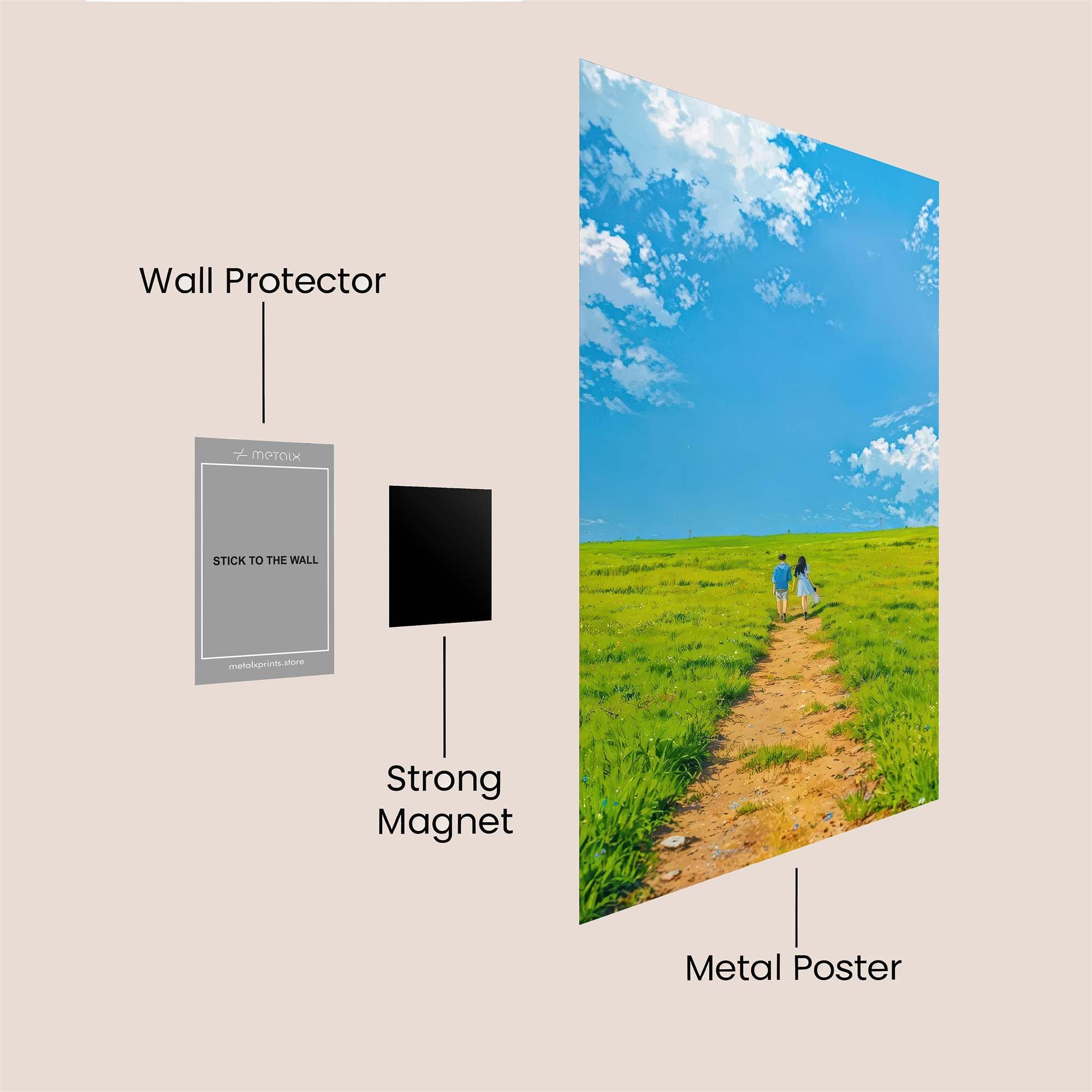 Journey Serene Safe Wall Magnetic / M