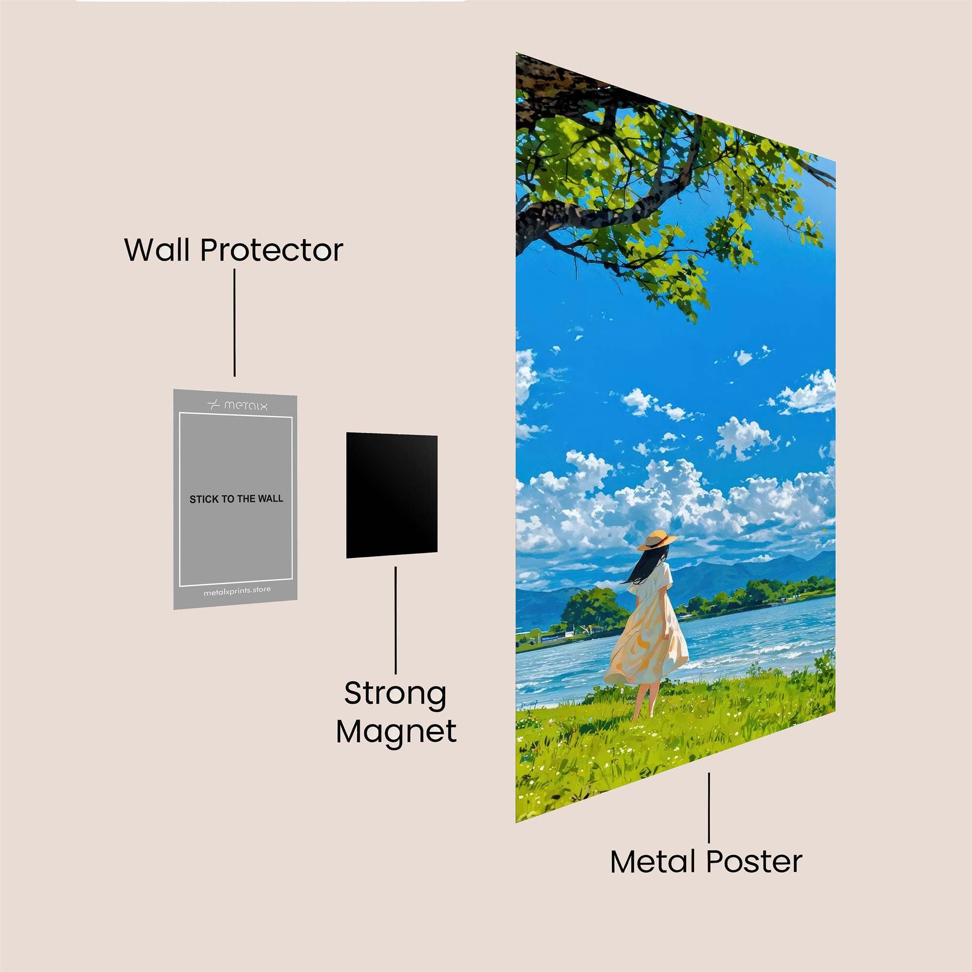 Serenity Stroll Safe Wall Magnetic / M