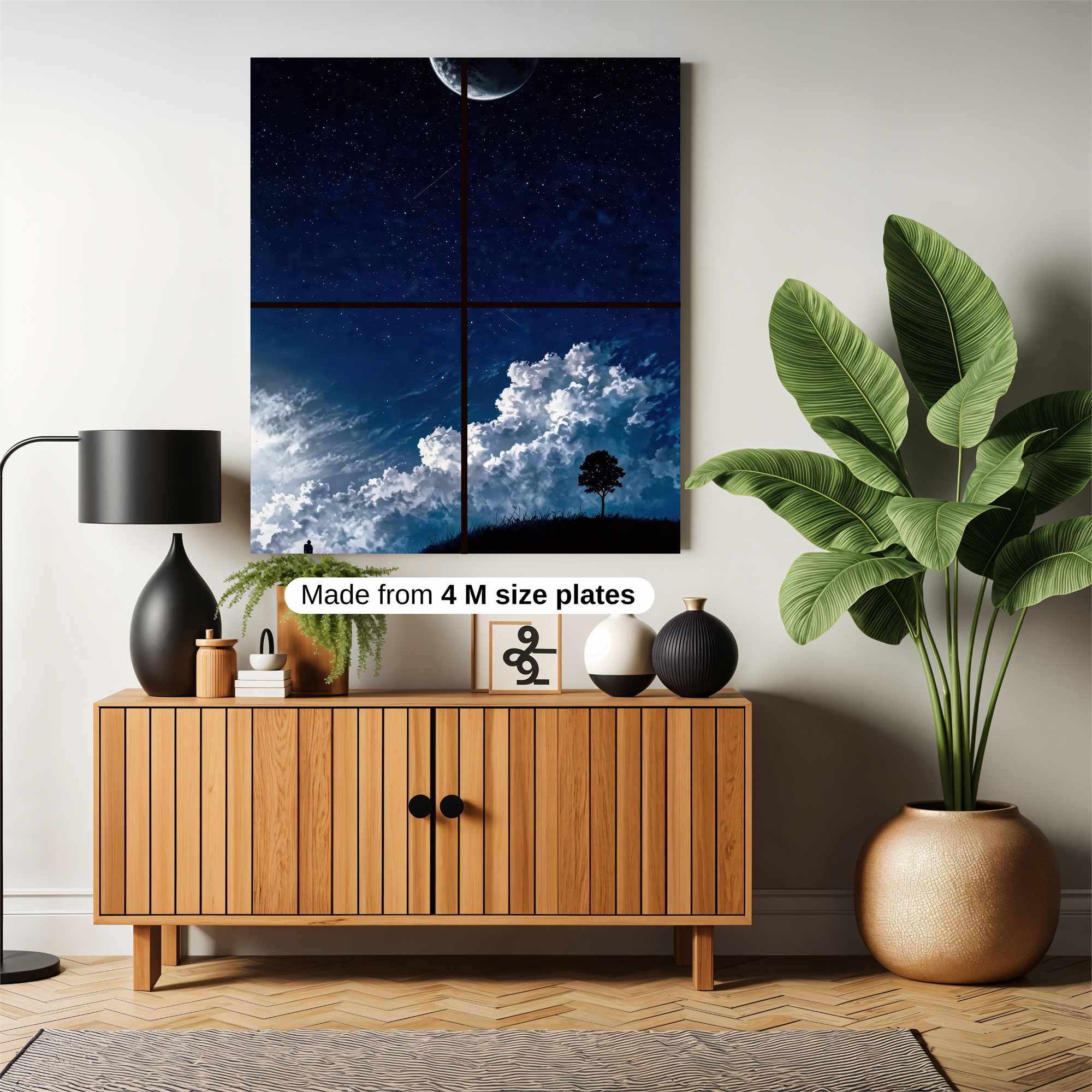 Moonlit Solitude Safe Wall Magnetic / M
