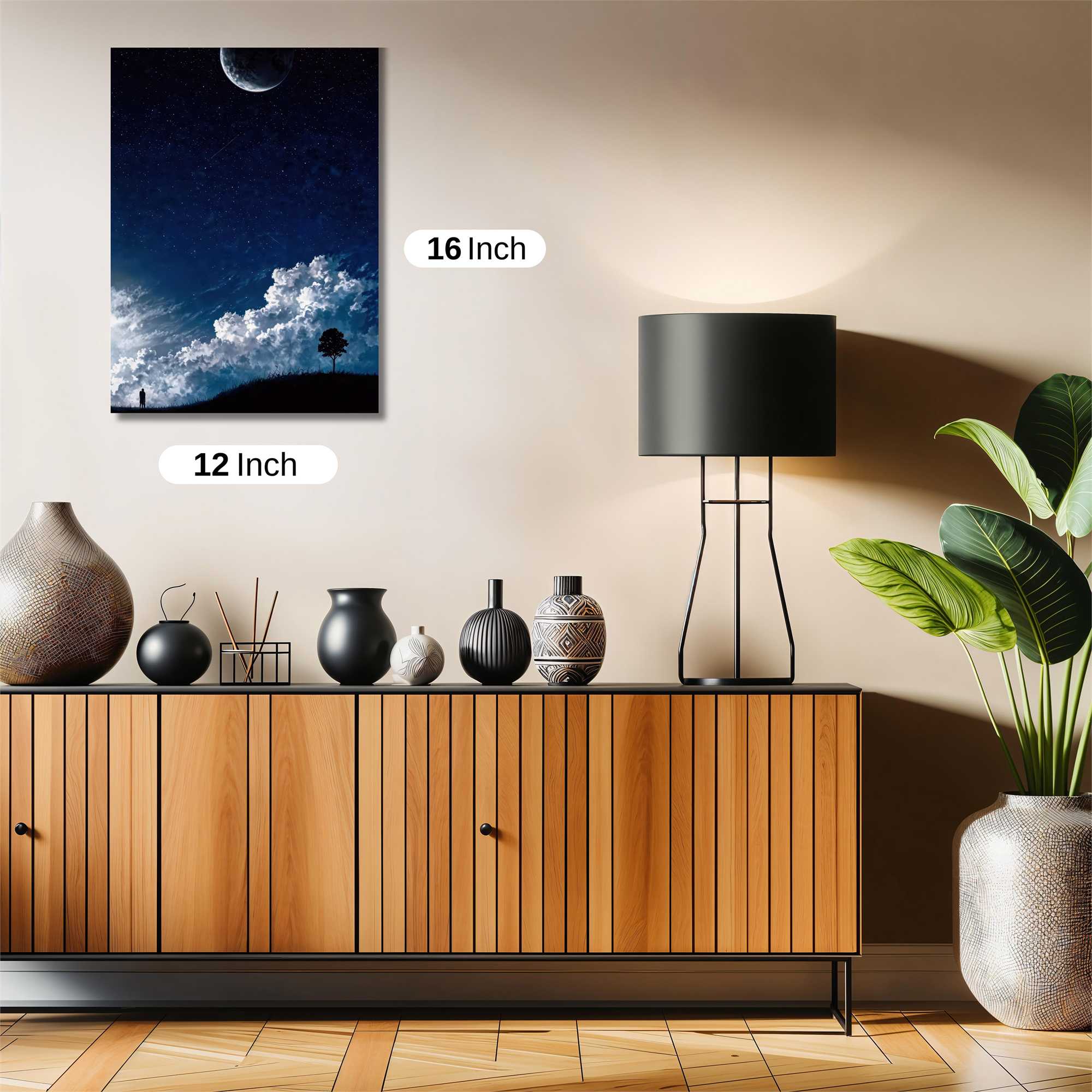 Moonlit Solitude Safe Wall Magnetic / M