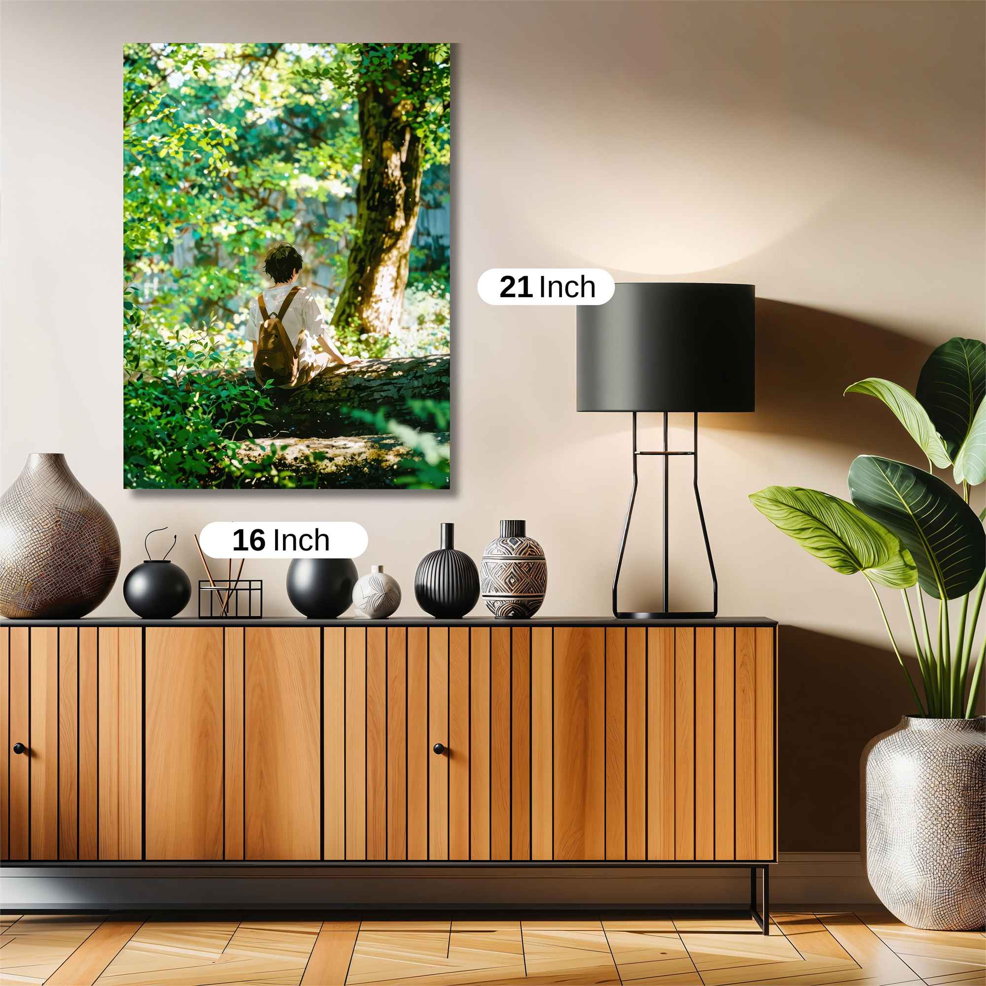 Forest Tranquil Safe Wall Magnetic / M