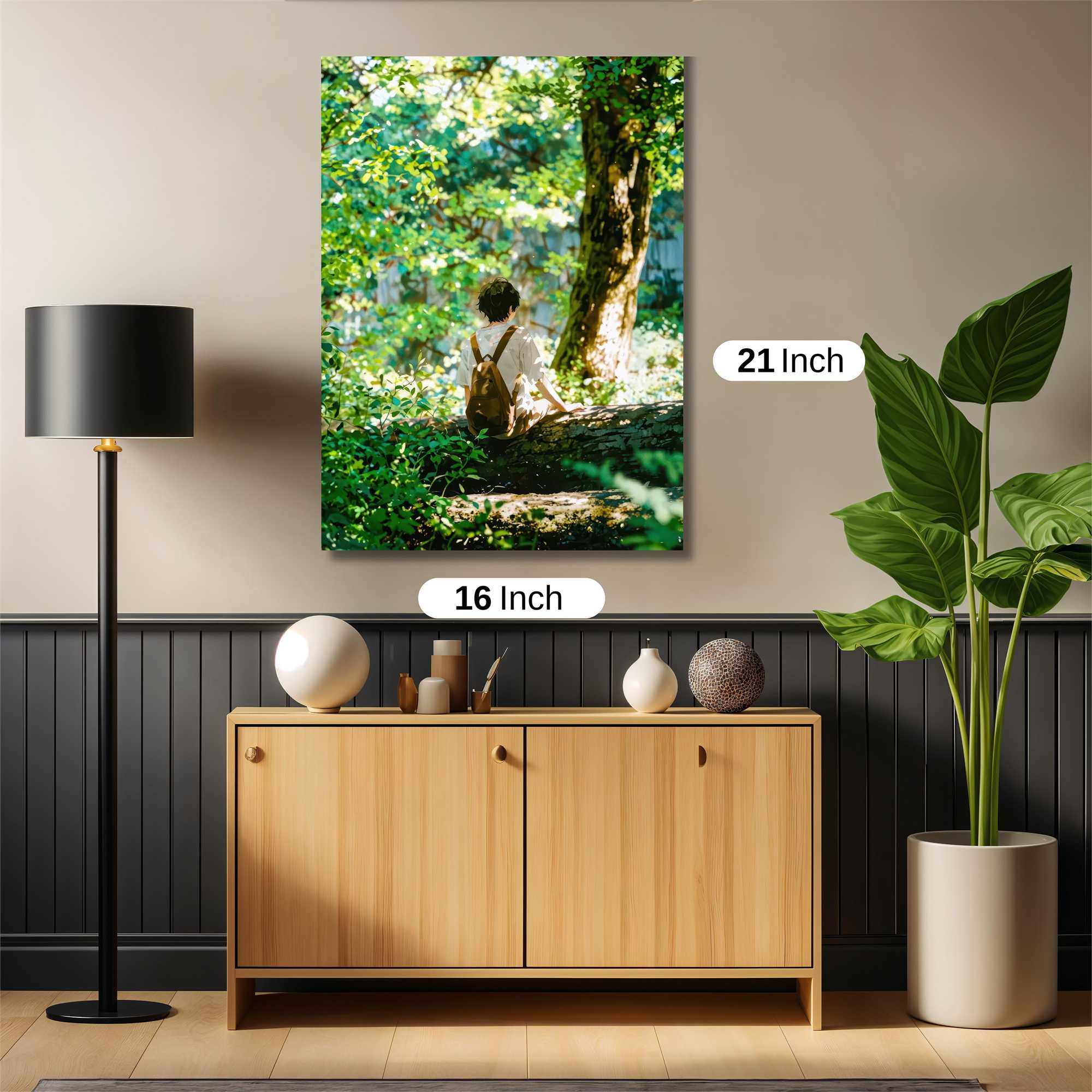 Forest Tranquil Safe Wall Magnetic / M