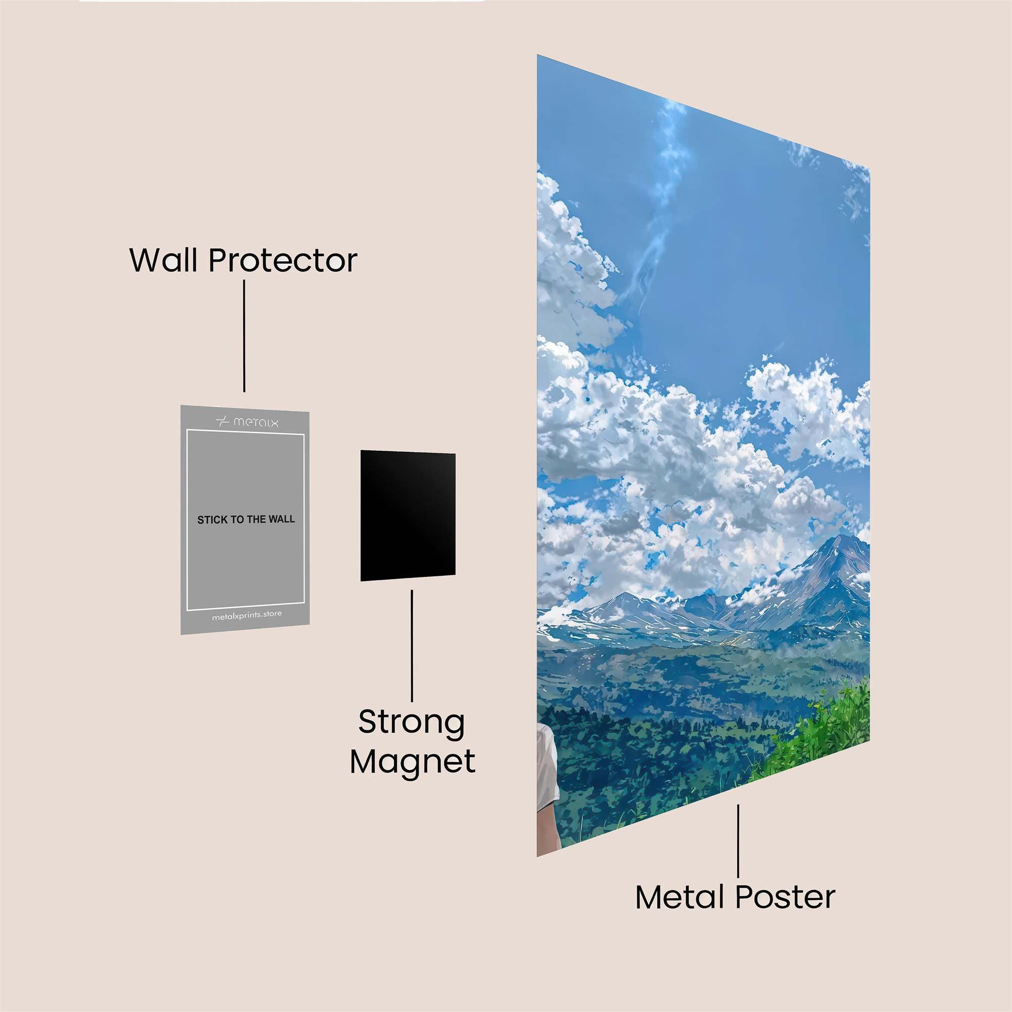 Everest Awe Safe Wall Magnetic / M