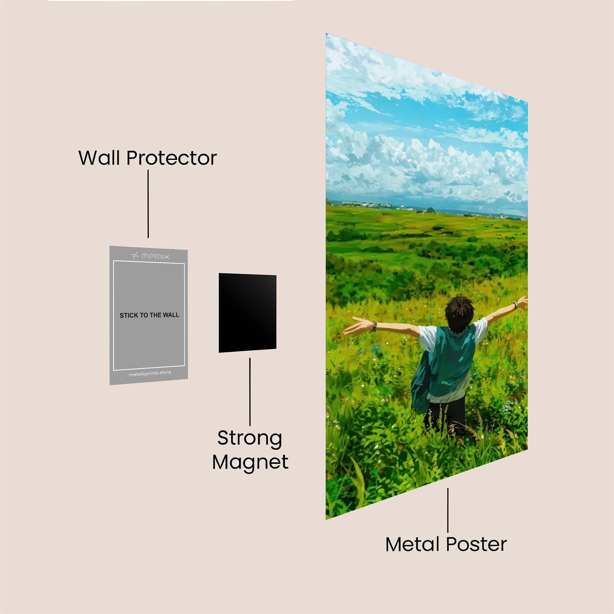 Freedom Unfettered Safe Wall Magnetic / M