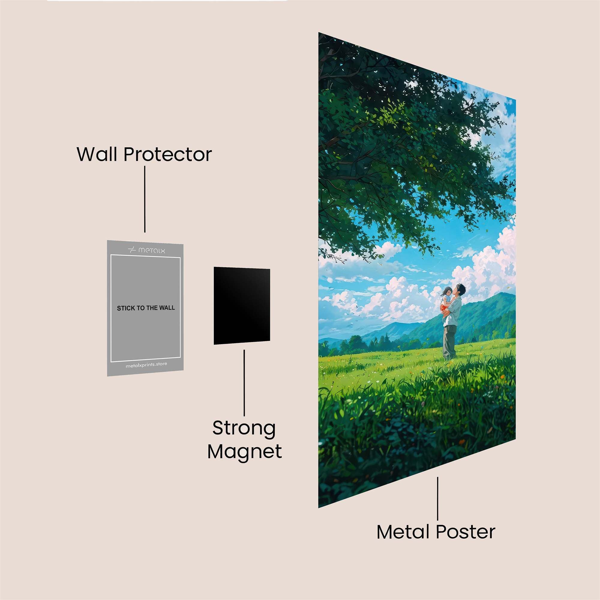 Parental Bliss Safe Wall Magnetic / M
