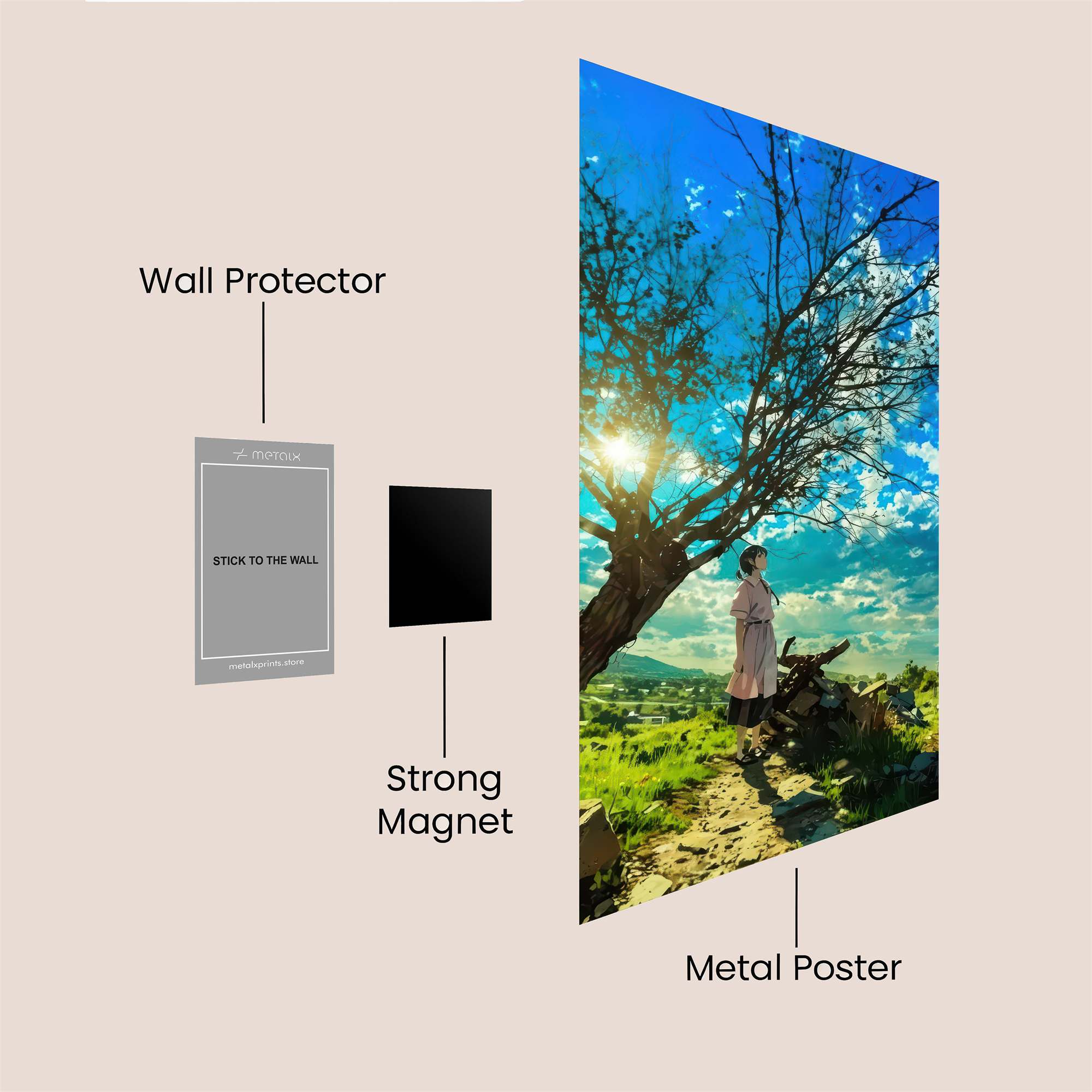 Solitude Serene Safe Wall Magnetic / M