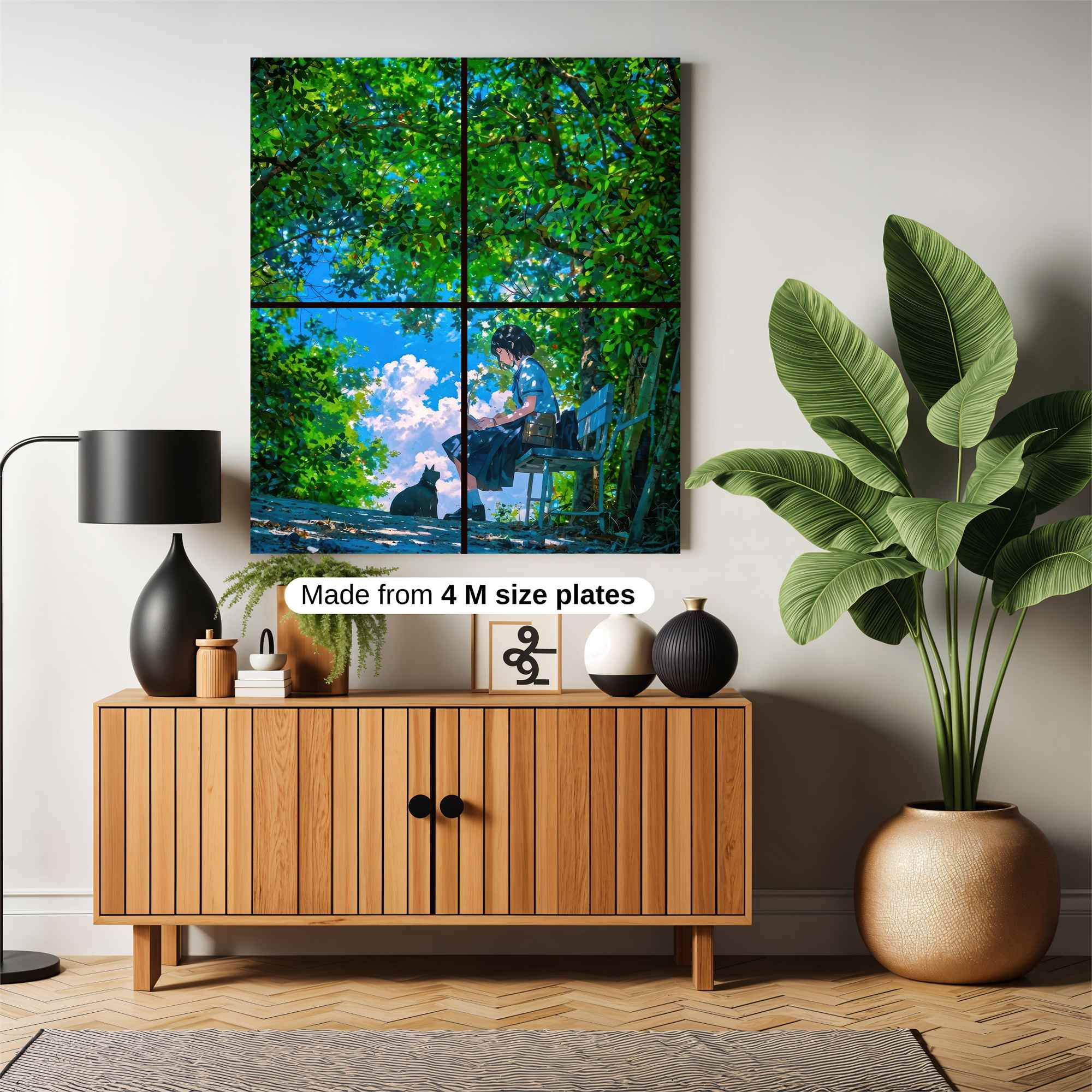 Leafy Serenity Safe Wall Magnetic / M