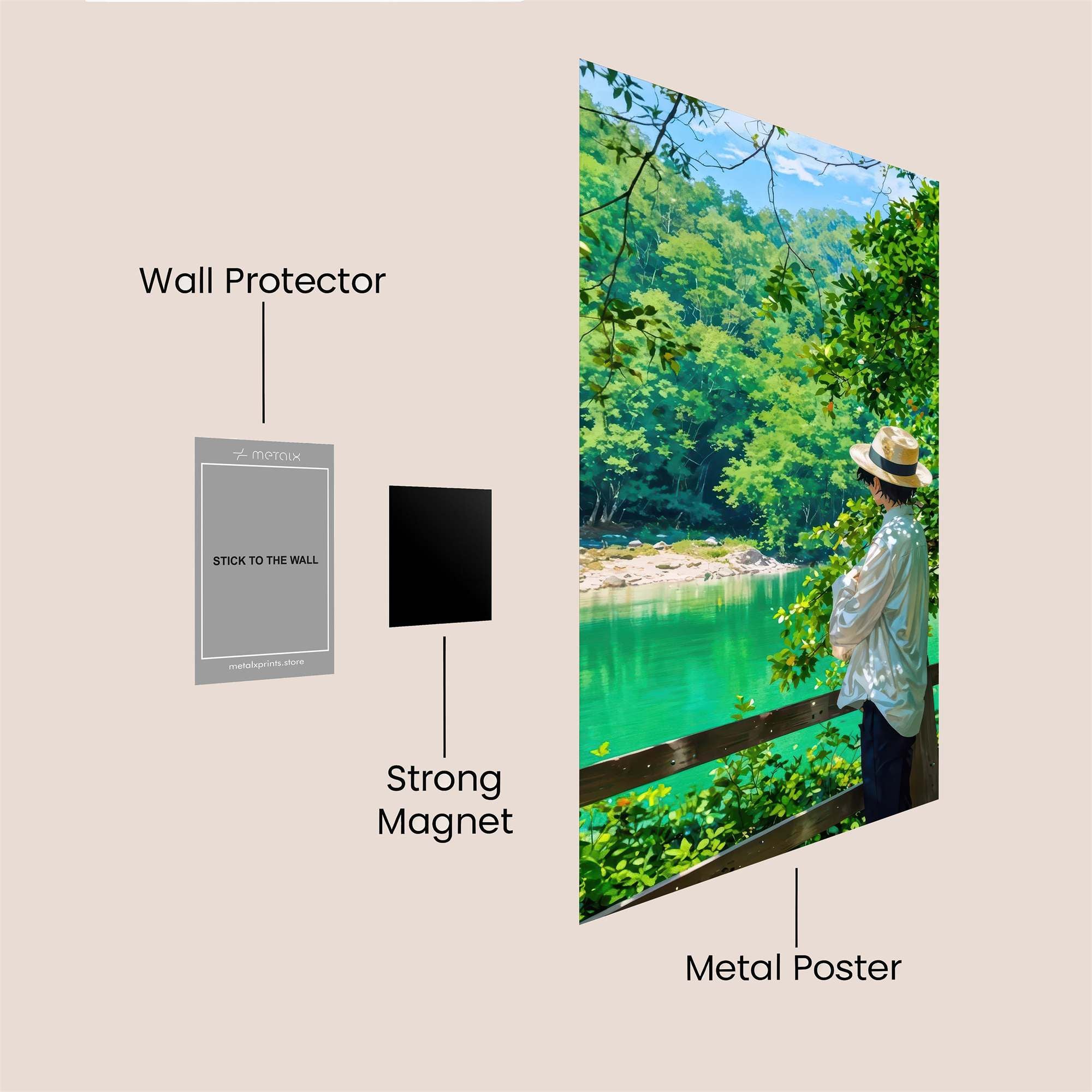 Nature's Serenity Safe Wall Magnetic / M