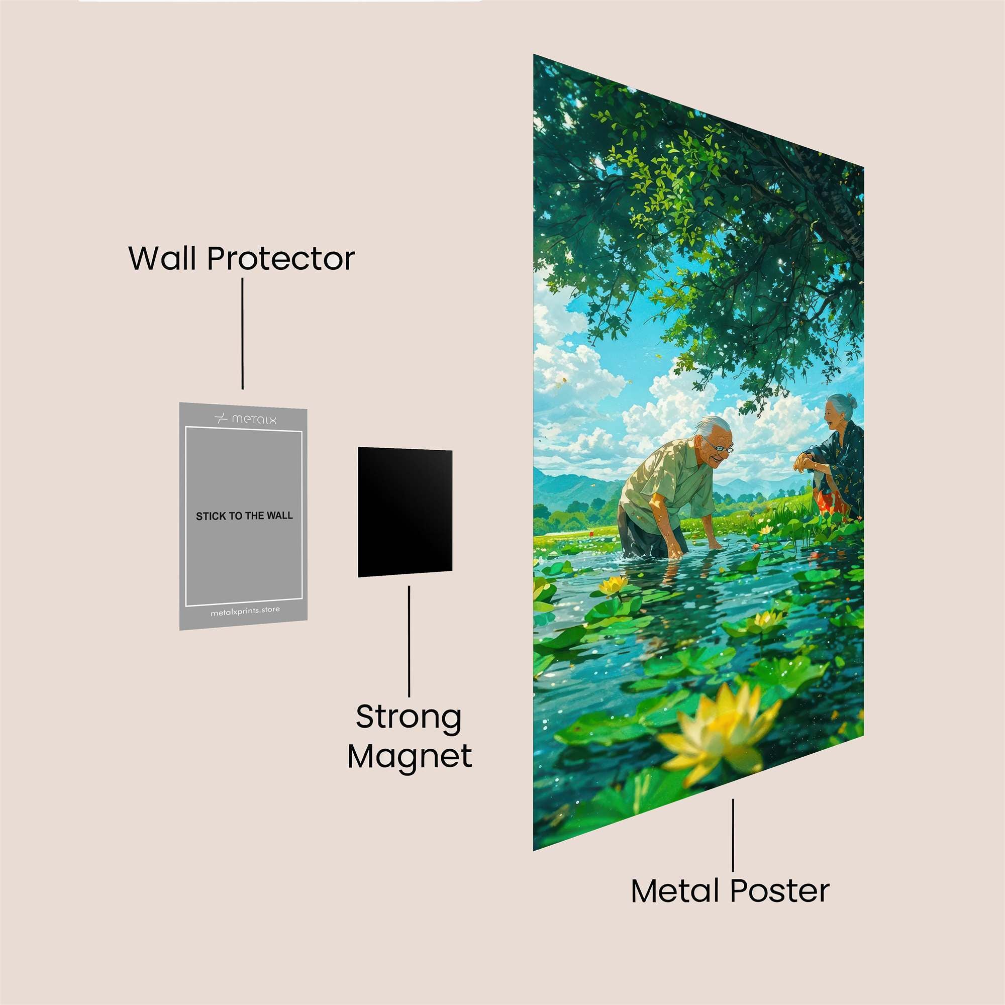 Lotus Serenity Safe Wall Magnetic / M