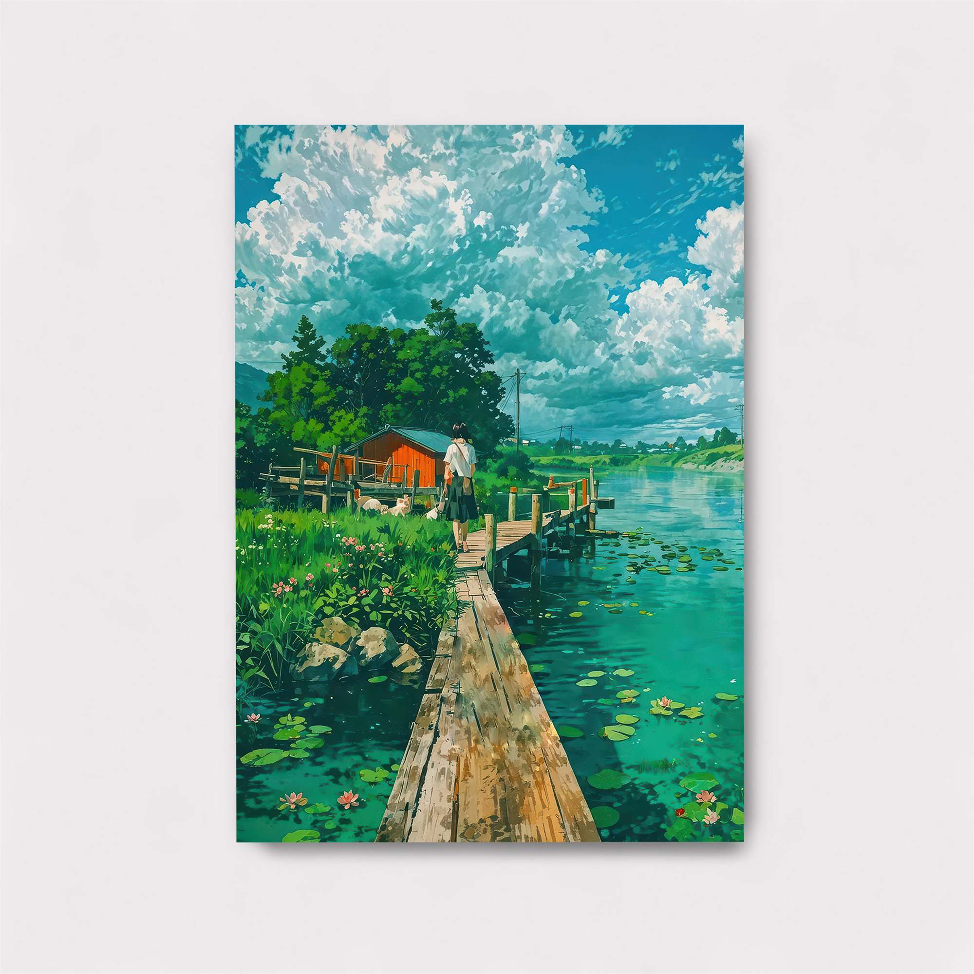 Countryside Serenity Safe Wall Magnetic / M