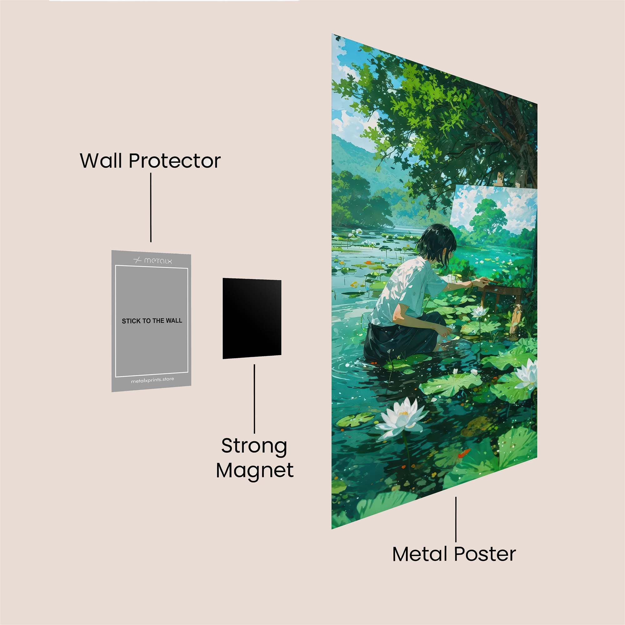 Lush Serenity Safe Wall Magnetic / M