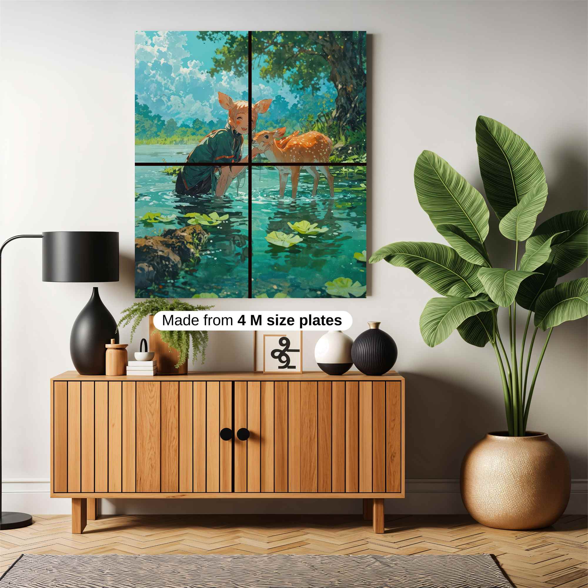 Deer Serenity Safe Wall Magnetic / M