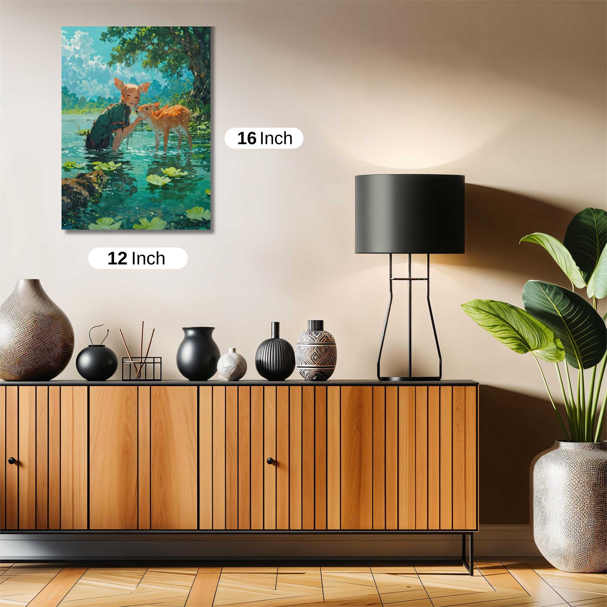 Deer Serenity Safe Wall Magnetic / M