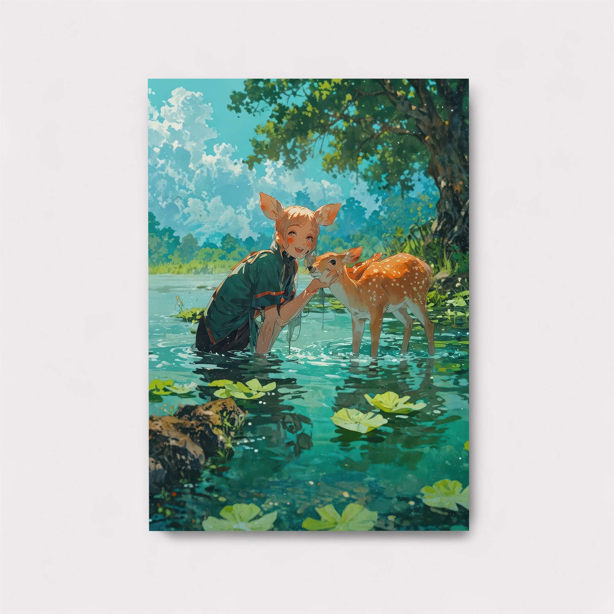 Deer Serenity Safe Wall Magnetic / M