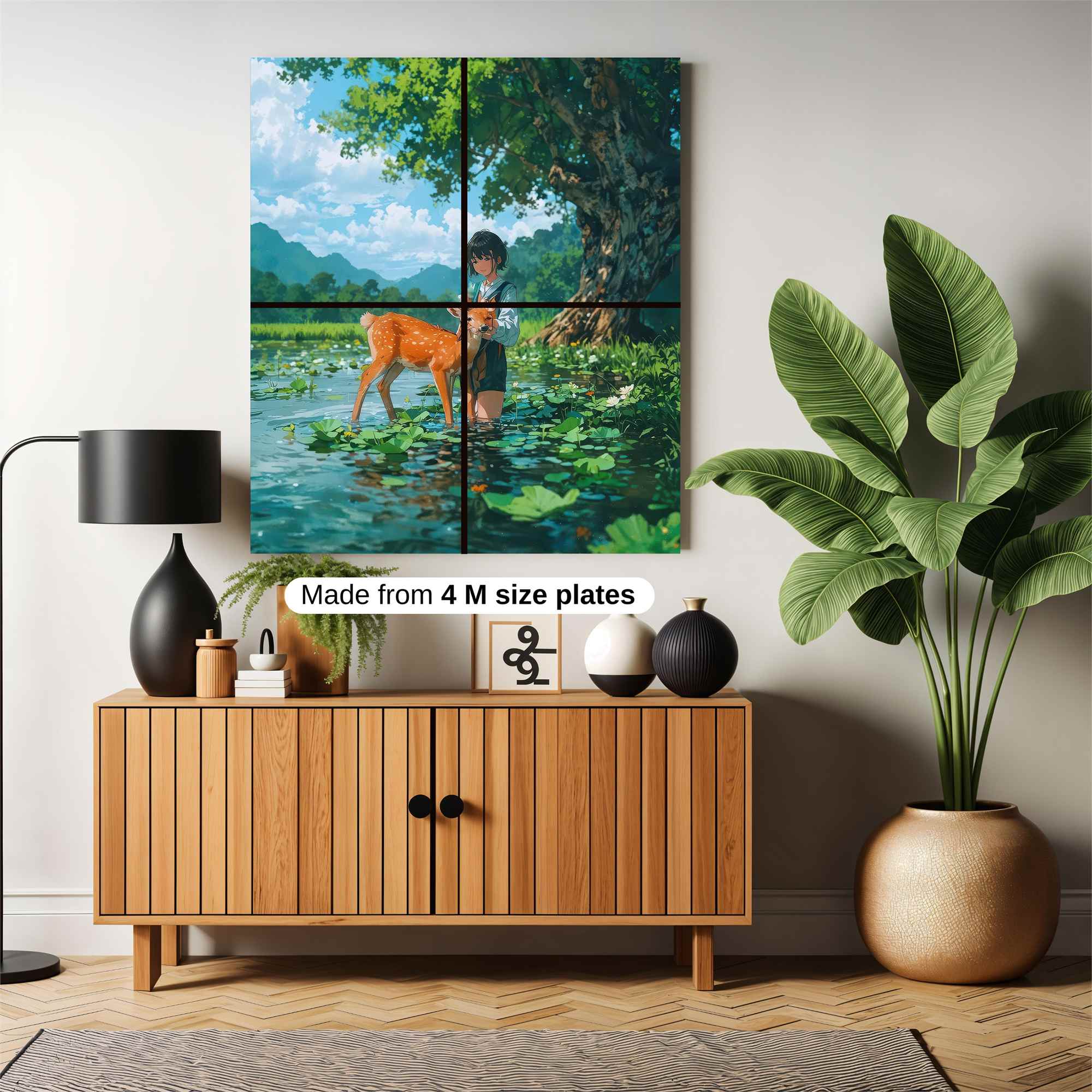 Deer Serenity Safe Wall Magnetic / M